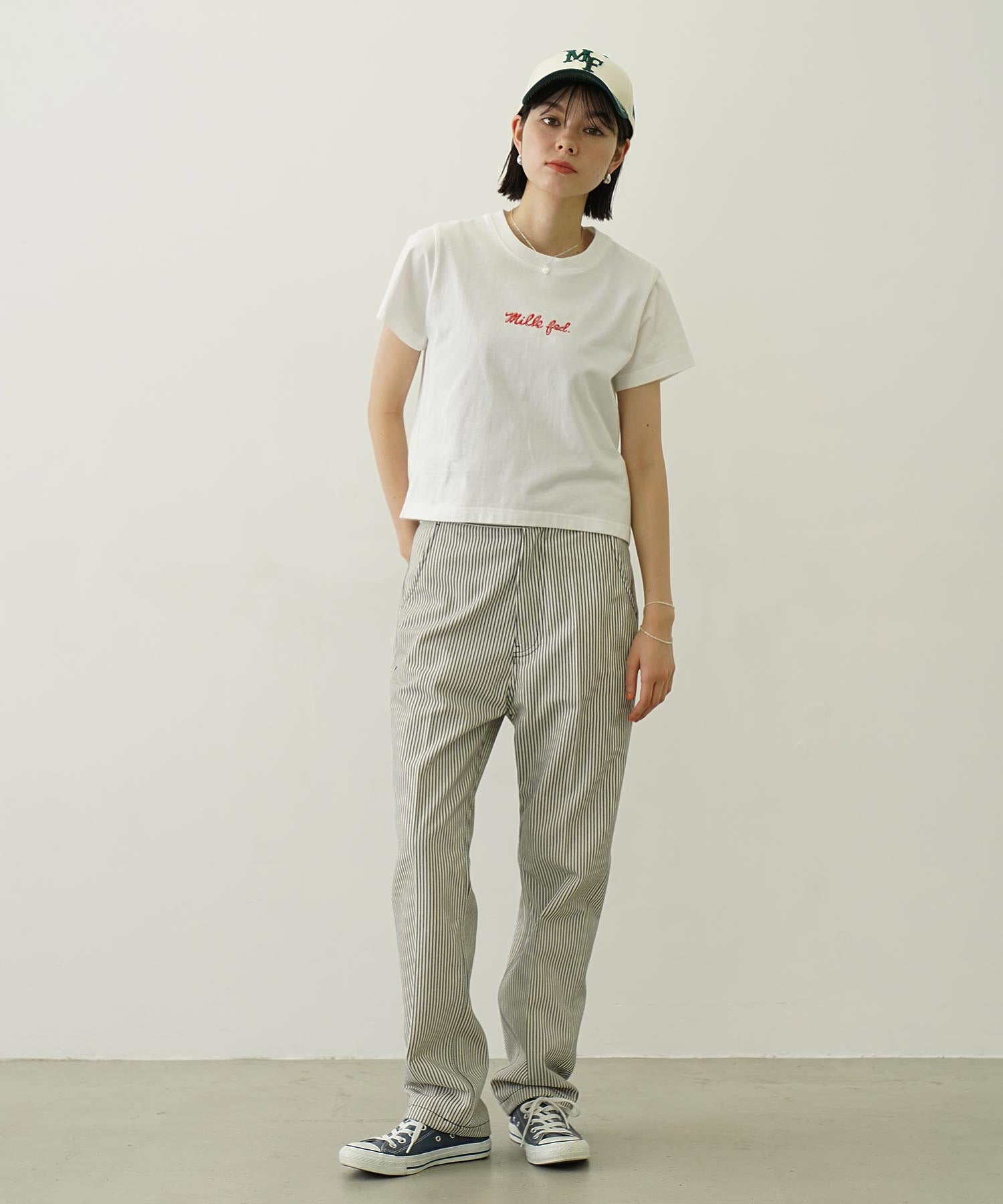 MILKFED.×NEWERA 9FORTY MF LOGO CAP