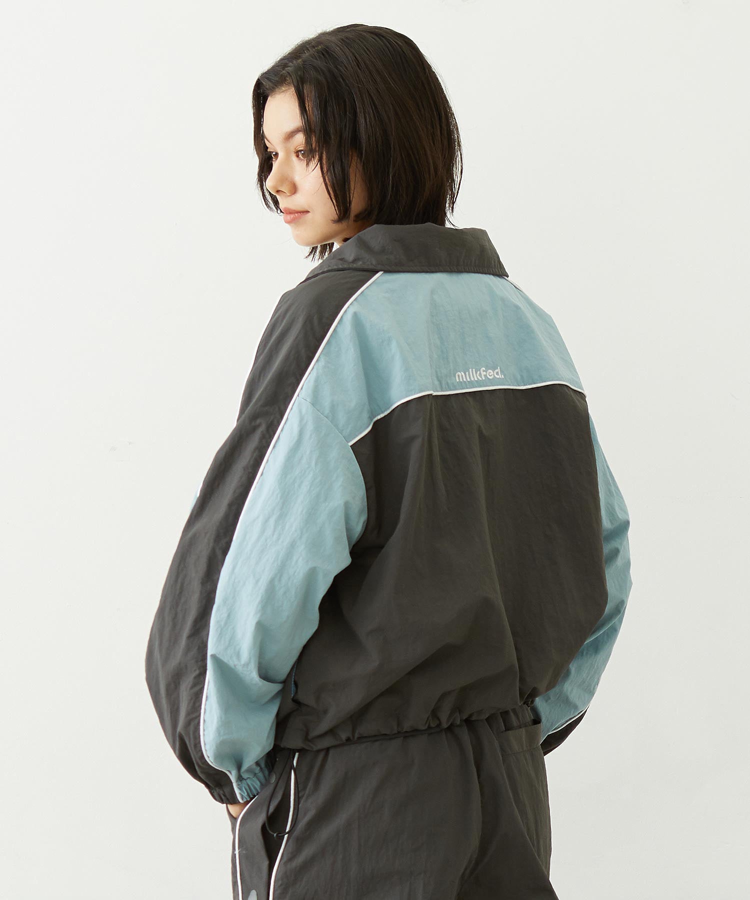 CUTOUT LOGO TRACK JACKET