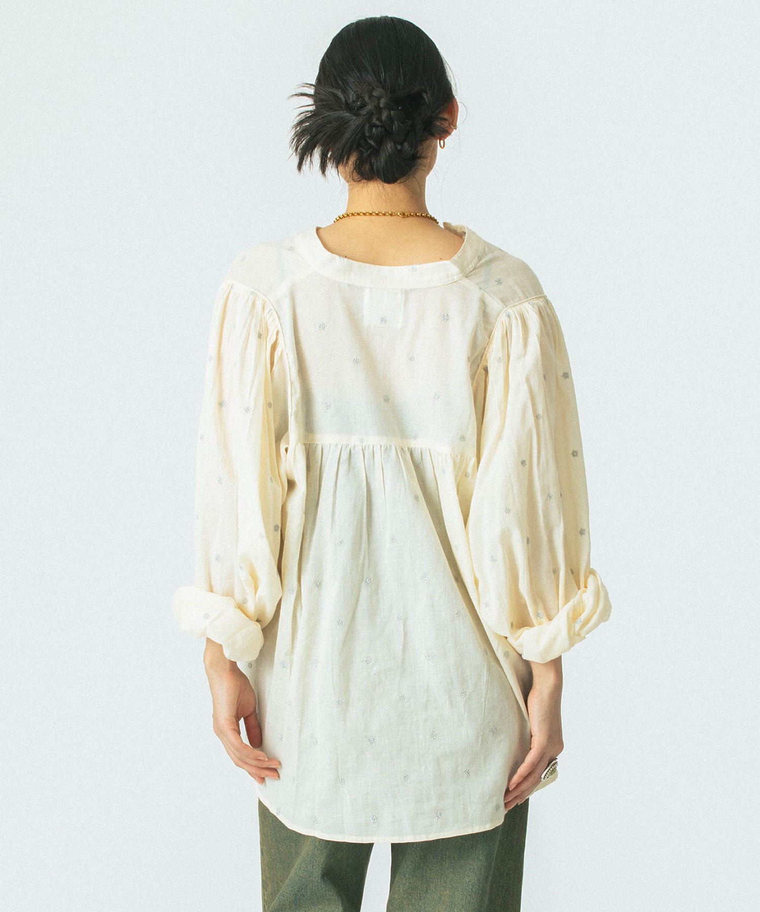 GENE HEAVENS/STAR EMBROIDERY SHIRT