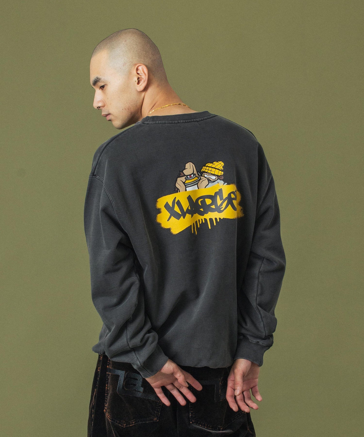 PIGMENT BOMB CREWNECK SWEAT SHIRT