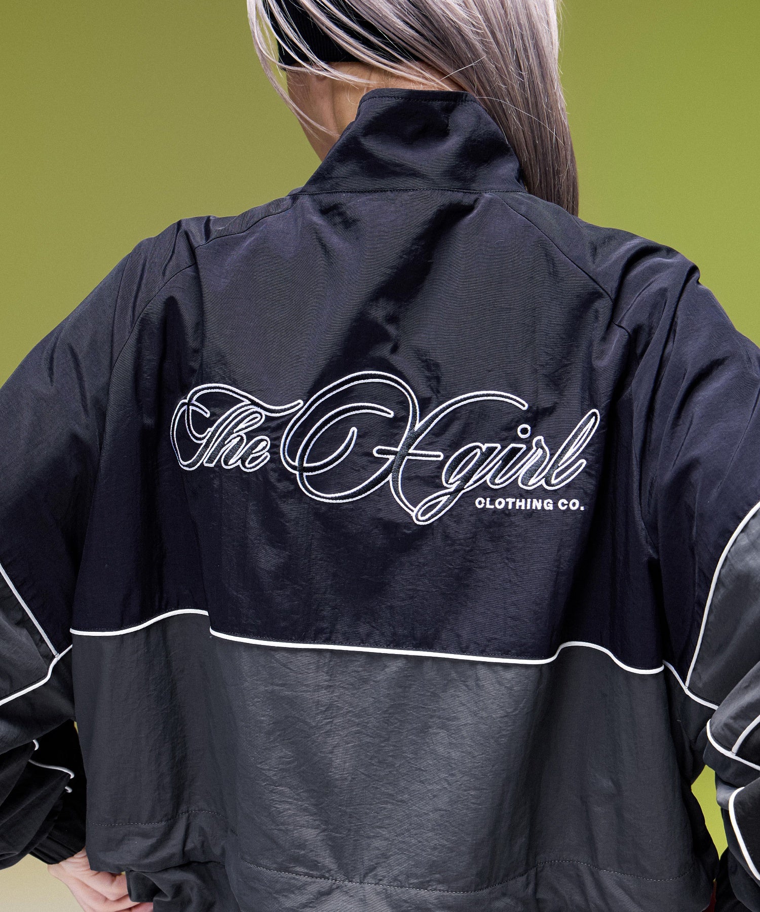 2WAY SCRIPT LOGO TRACK JACKET