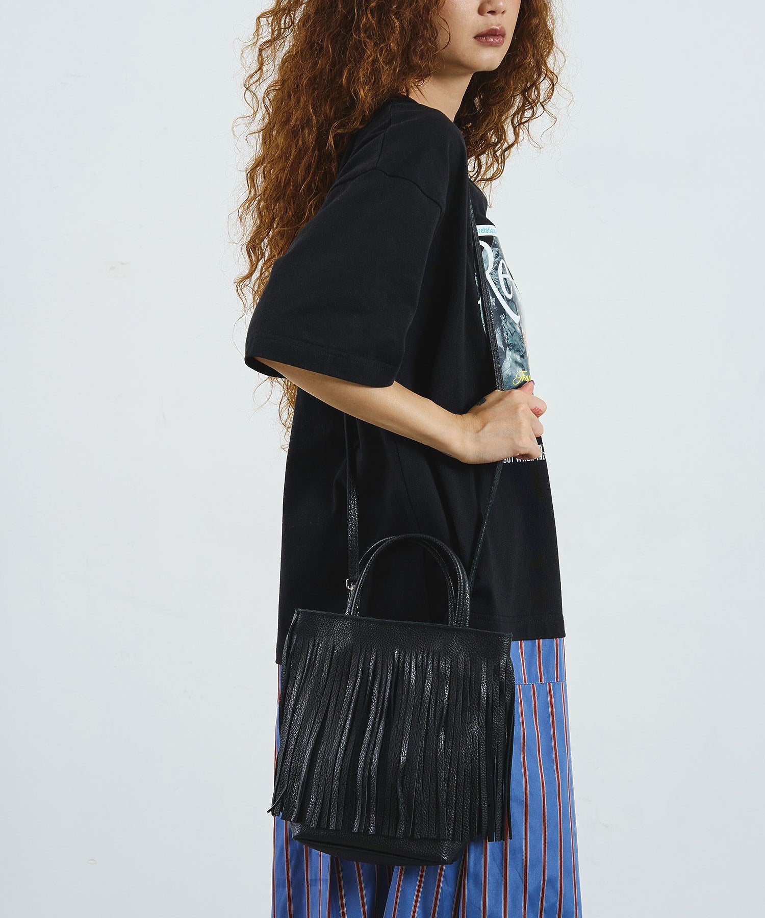 MILLELA FIRENZE/FRINGE MINI TOTE