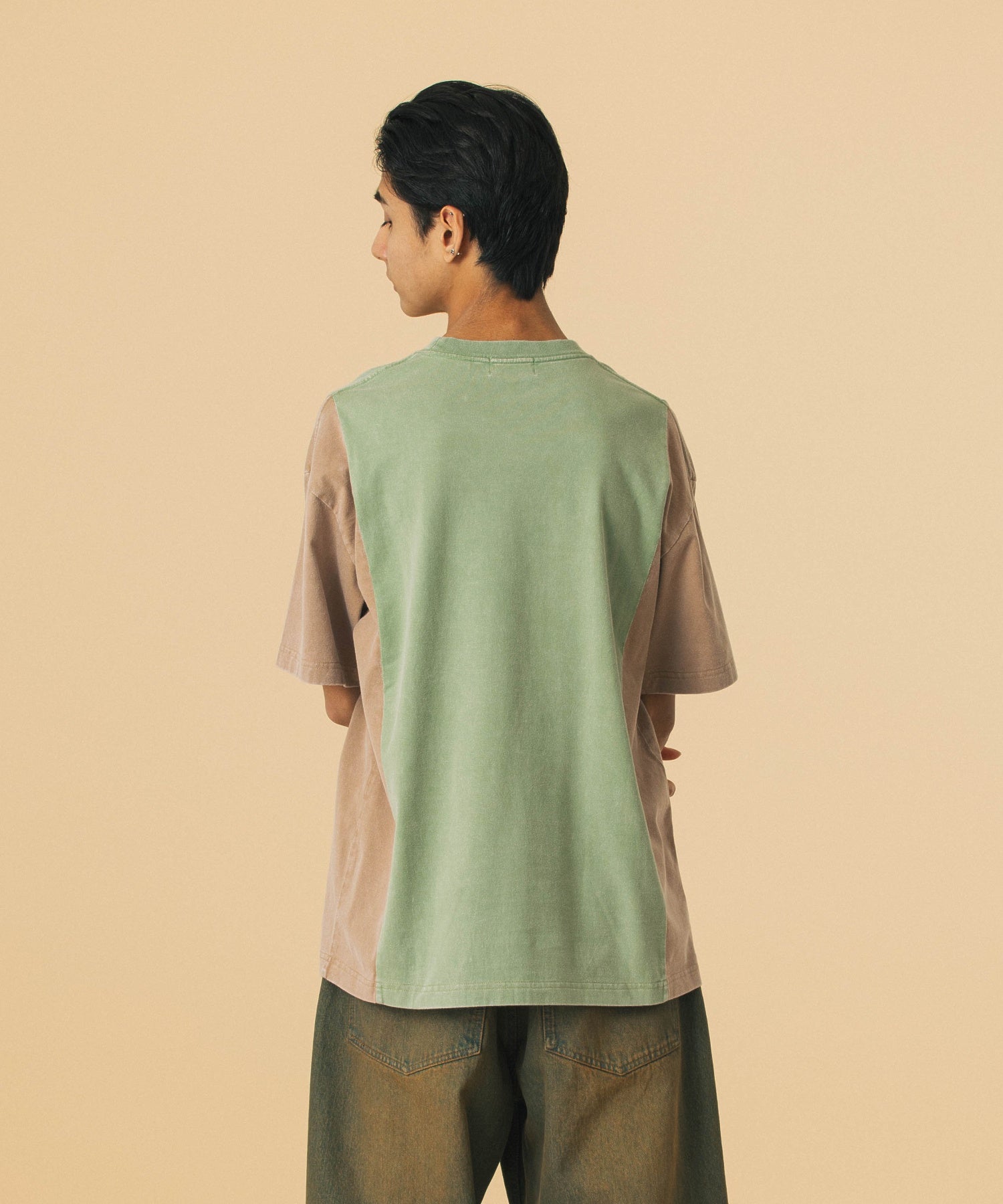 PANELED S/S TEE