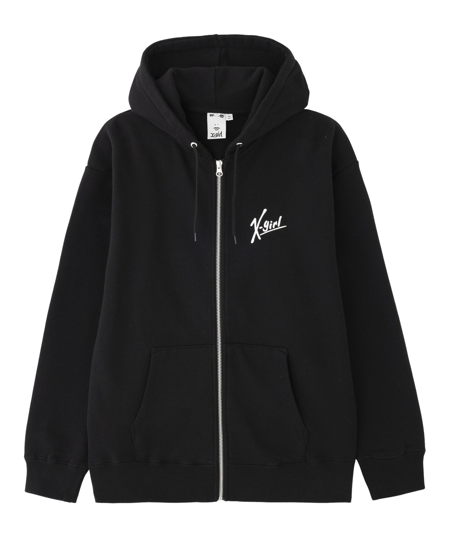 HANDWRITING LOGO ZIP UP SWEAT HOODIE