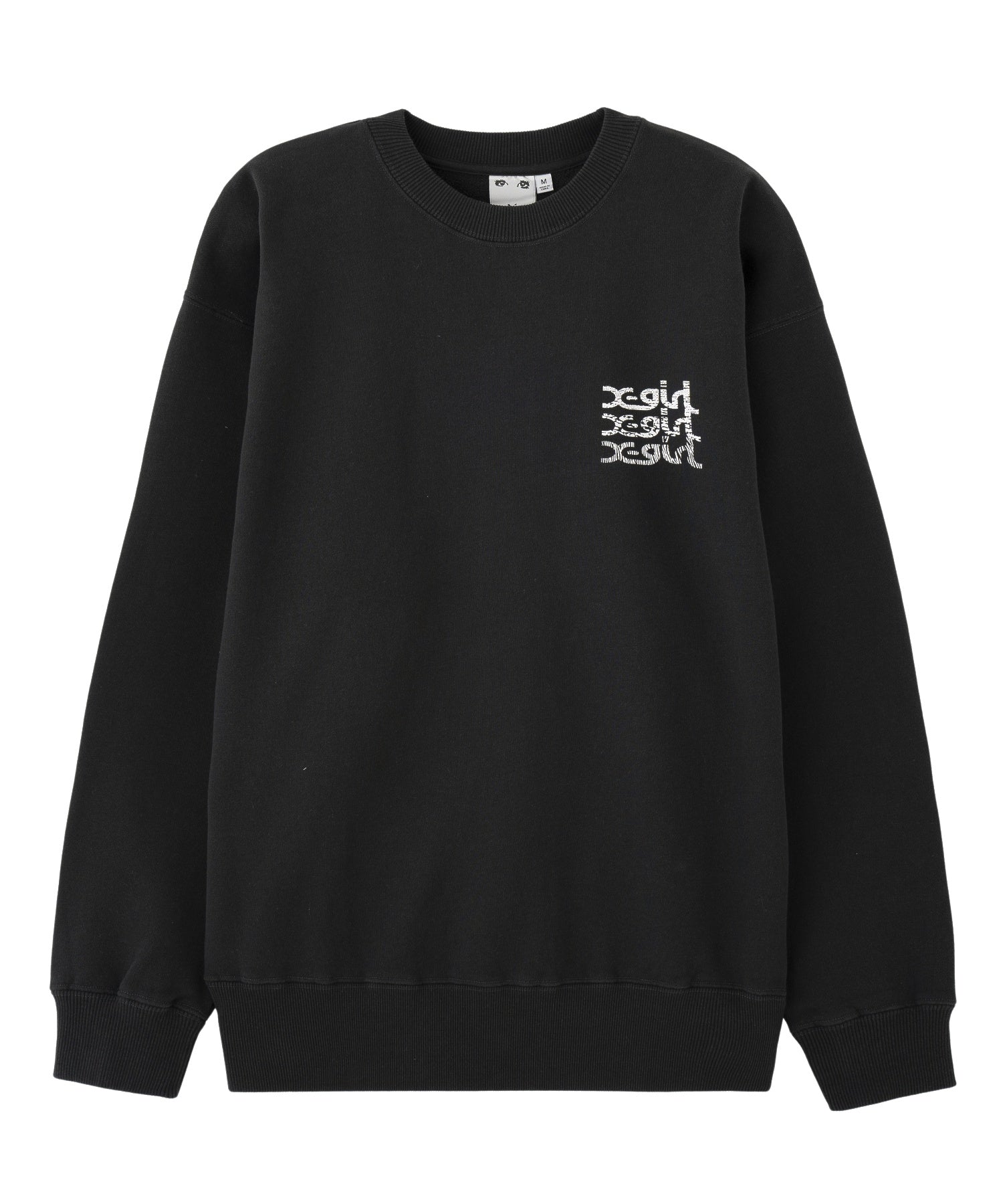 GEOMETRIC MILLS LOGO SWEAT TOP