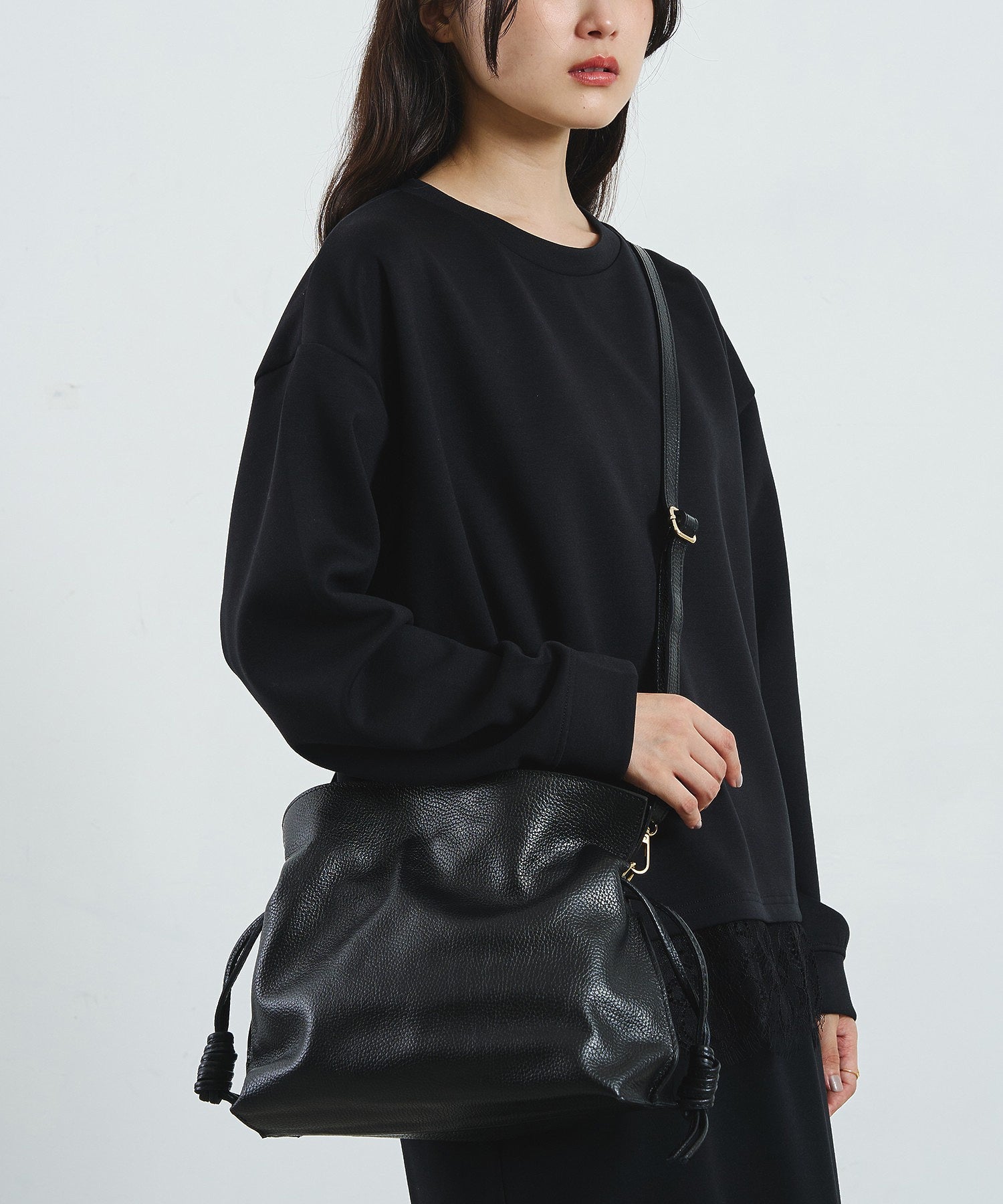 MILLELA FIRENZE/WIDE DRAWSTRING BAG