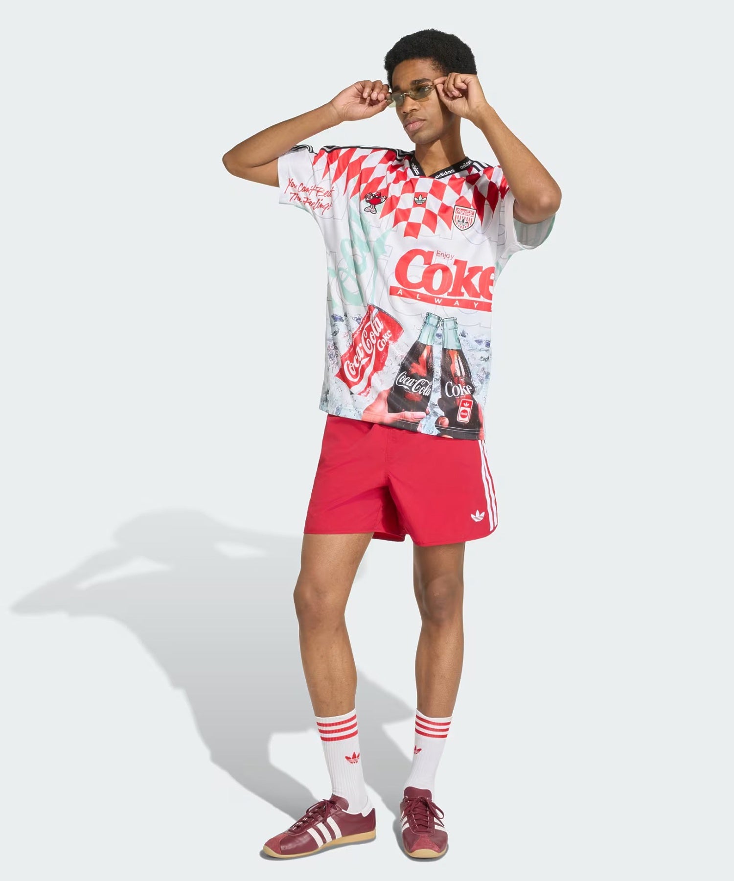 ADIDAS/アディダス/COCA COLA CLASSIC SPORT MASH-UP JERSEY KY2106
