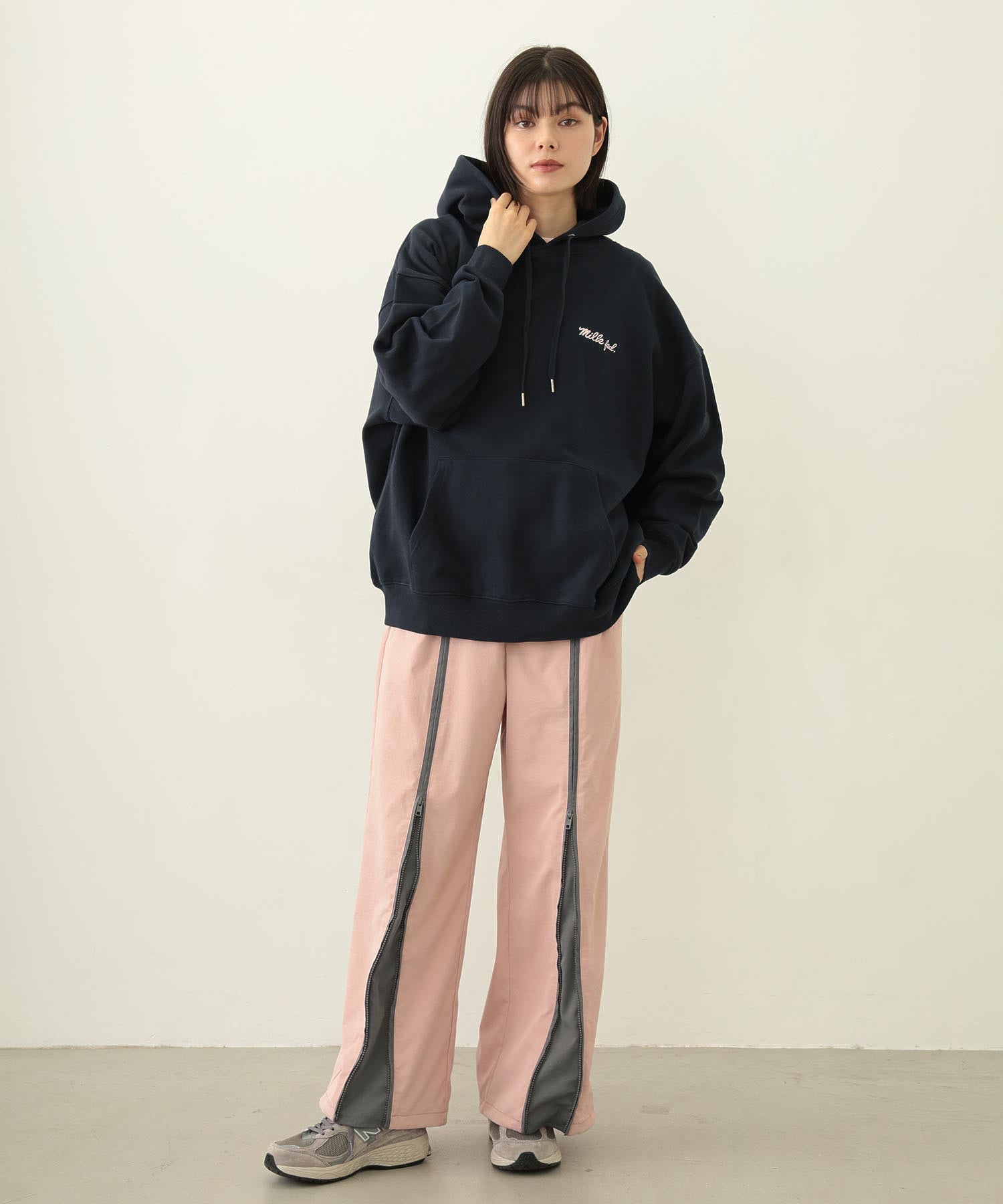 ICING LOGO WIDE SWEAT HOODIE