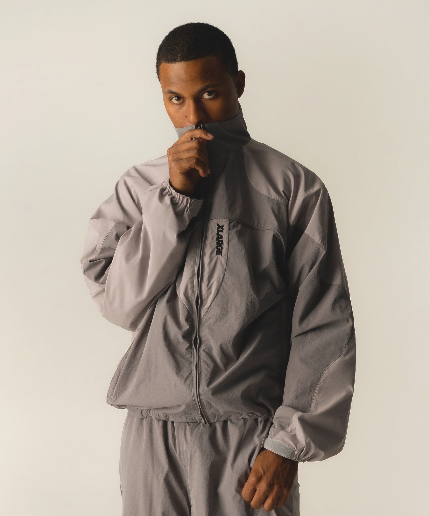 NYLON TRACK JACKET