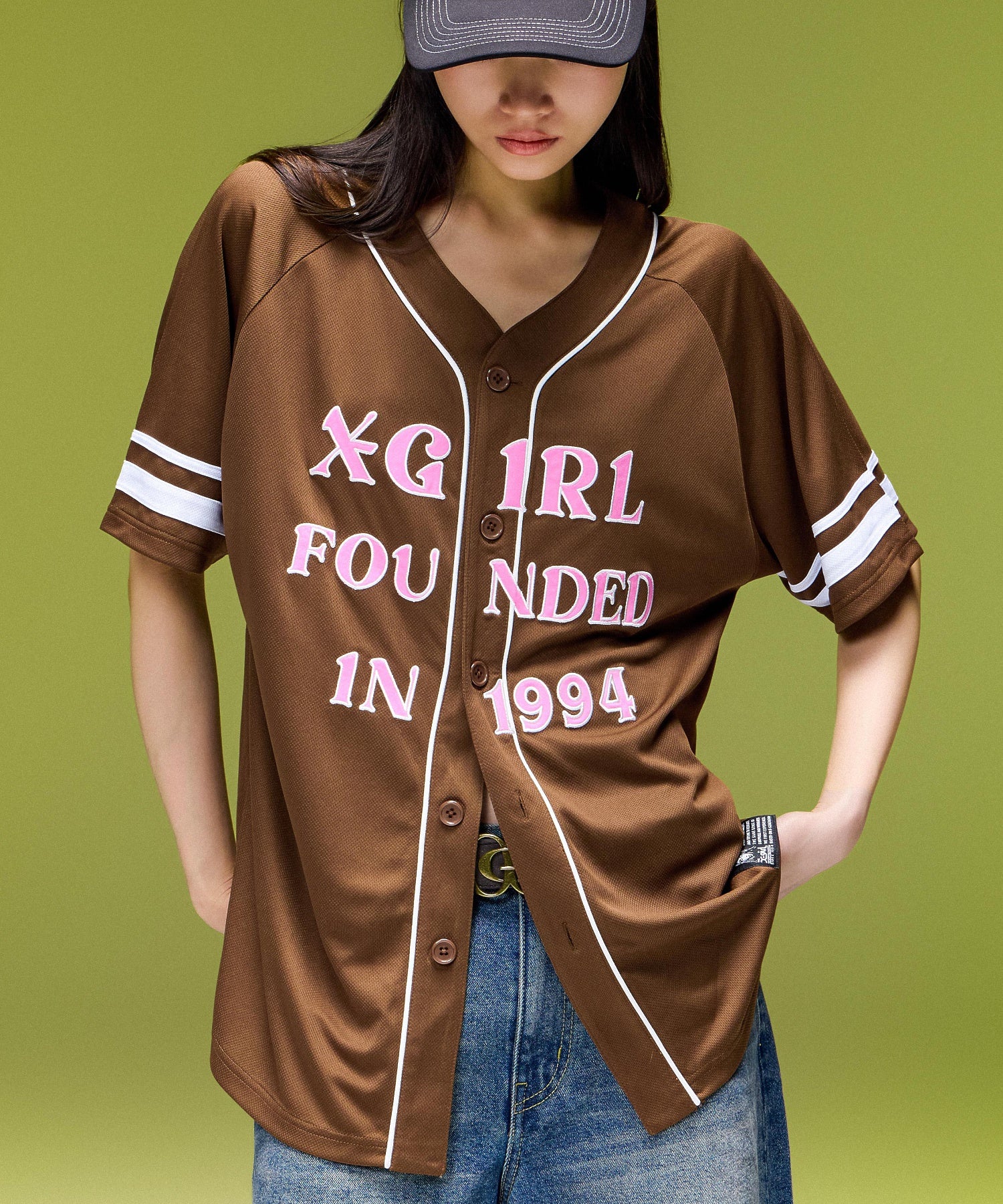 LOGO PATCH BASEBALL SHIRT
