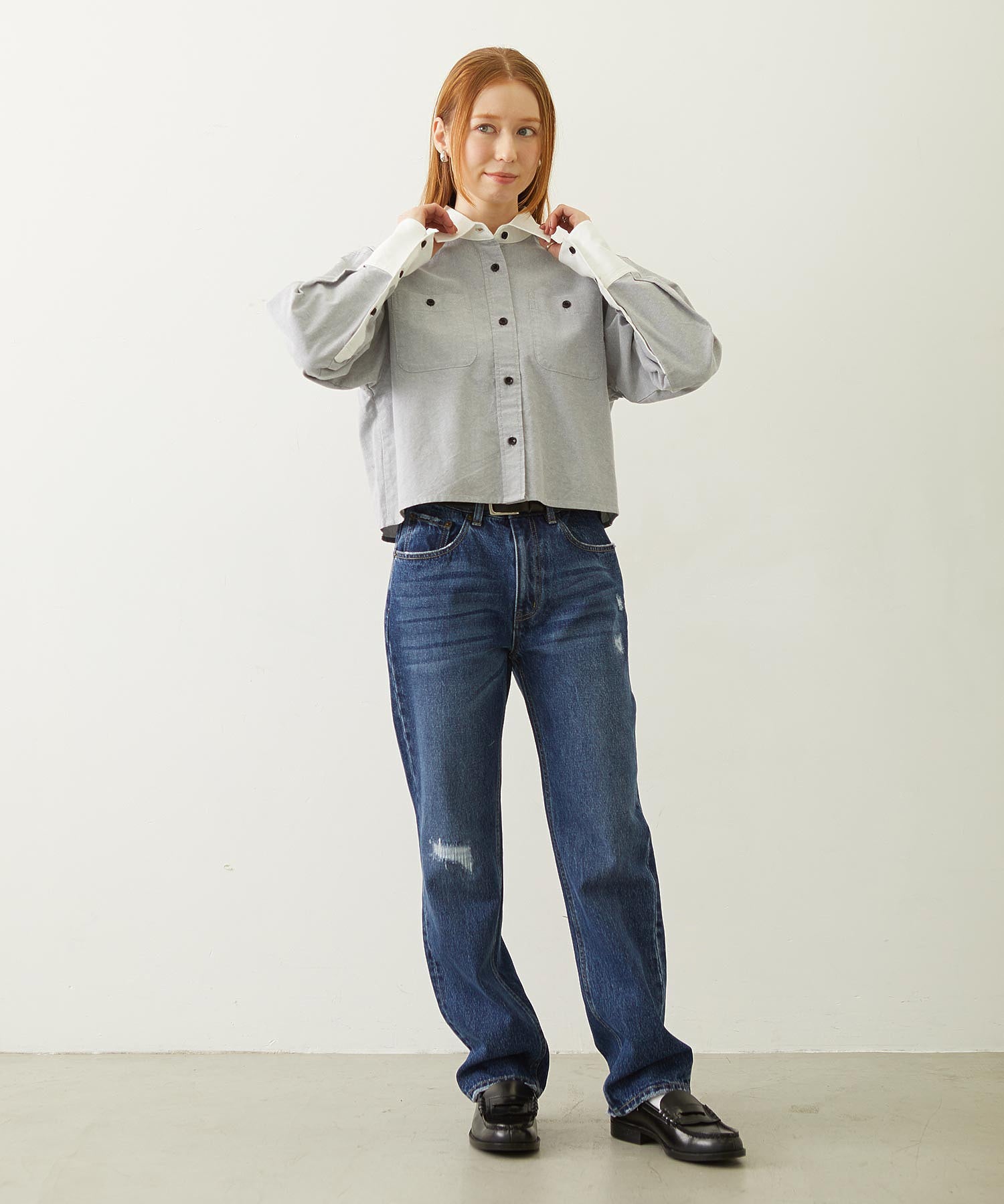 ACCENT COLLAR and CUFFS SHIRT