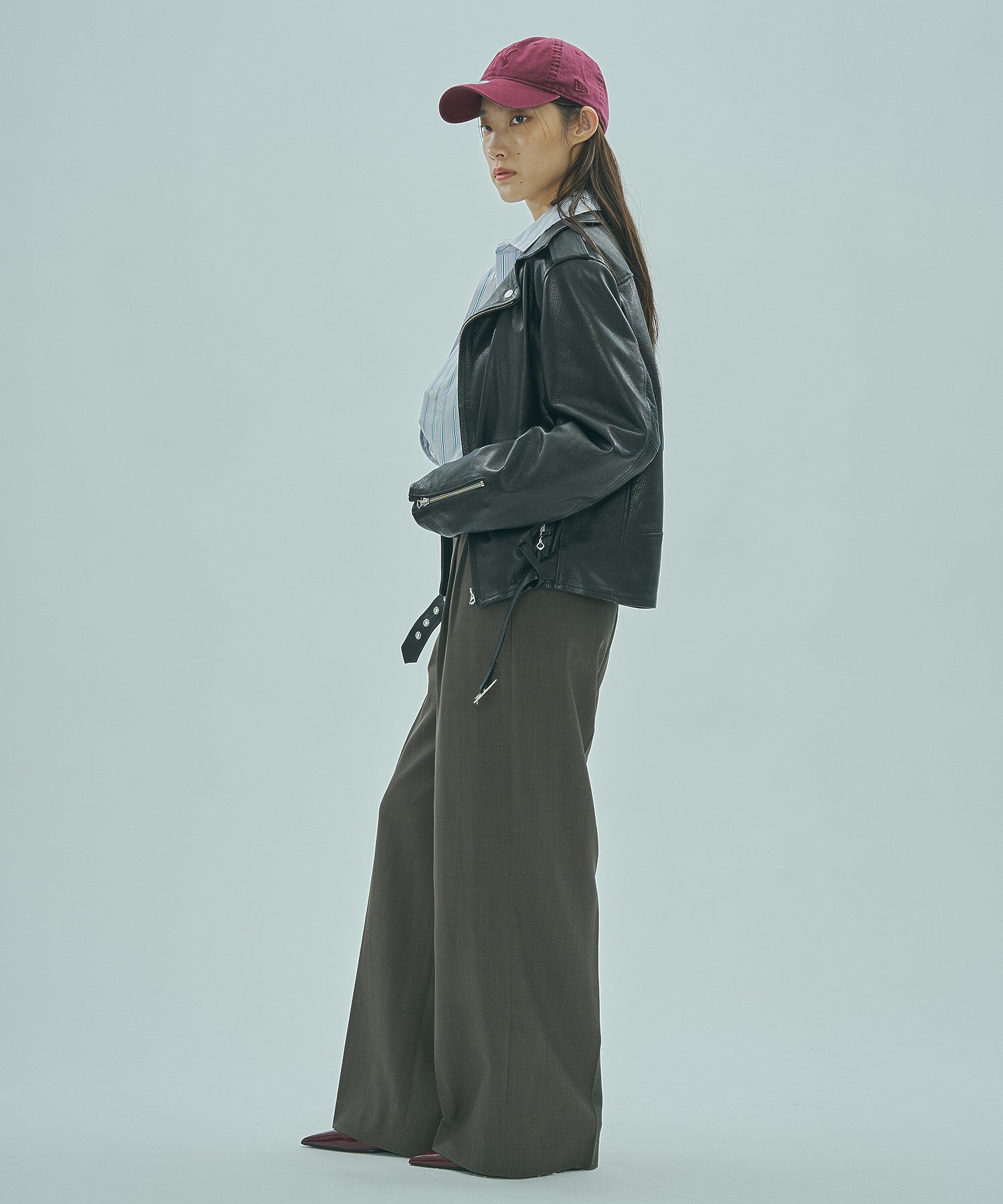 SISII x GENE HEAVENS/LEATHER RIDERS JACKET