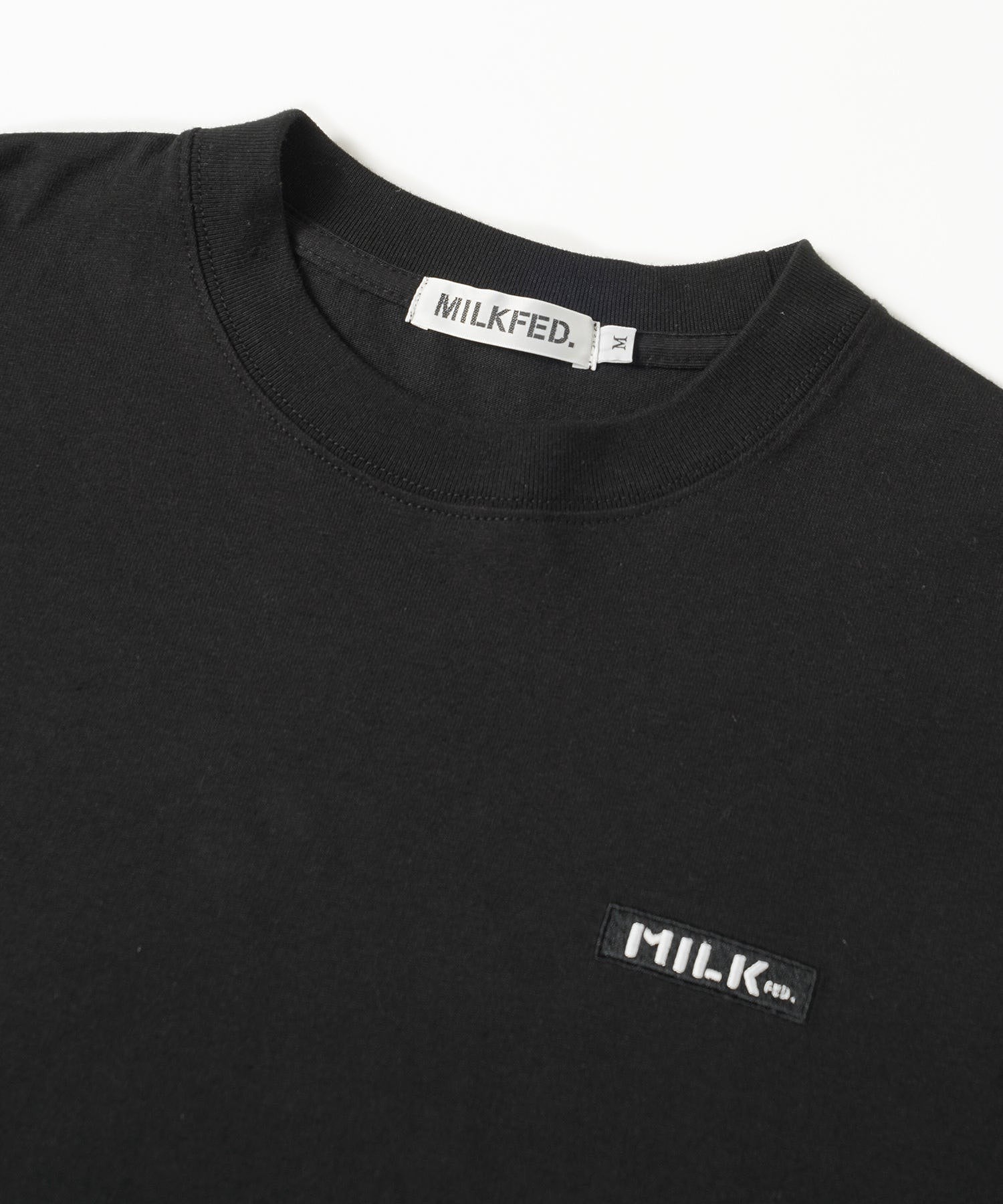 EMBROIDERED BAR L/S TEE MILKFED.