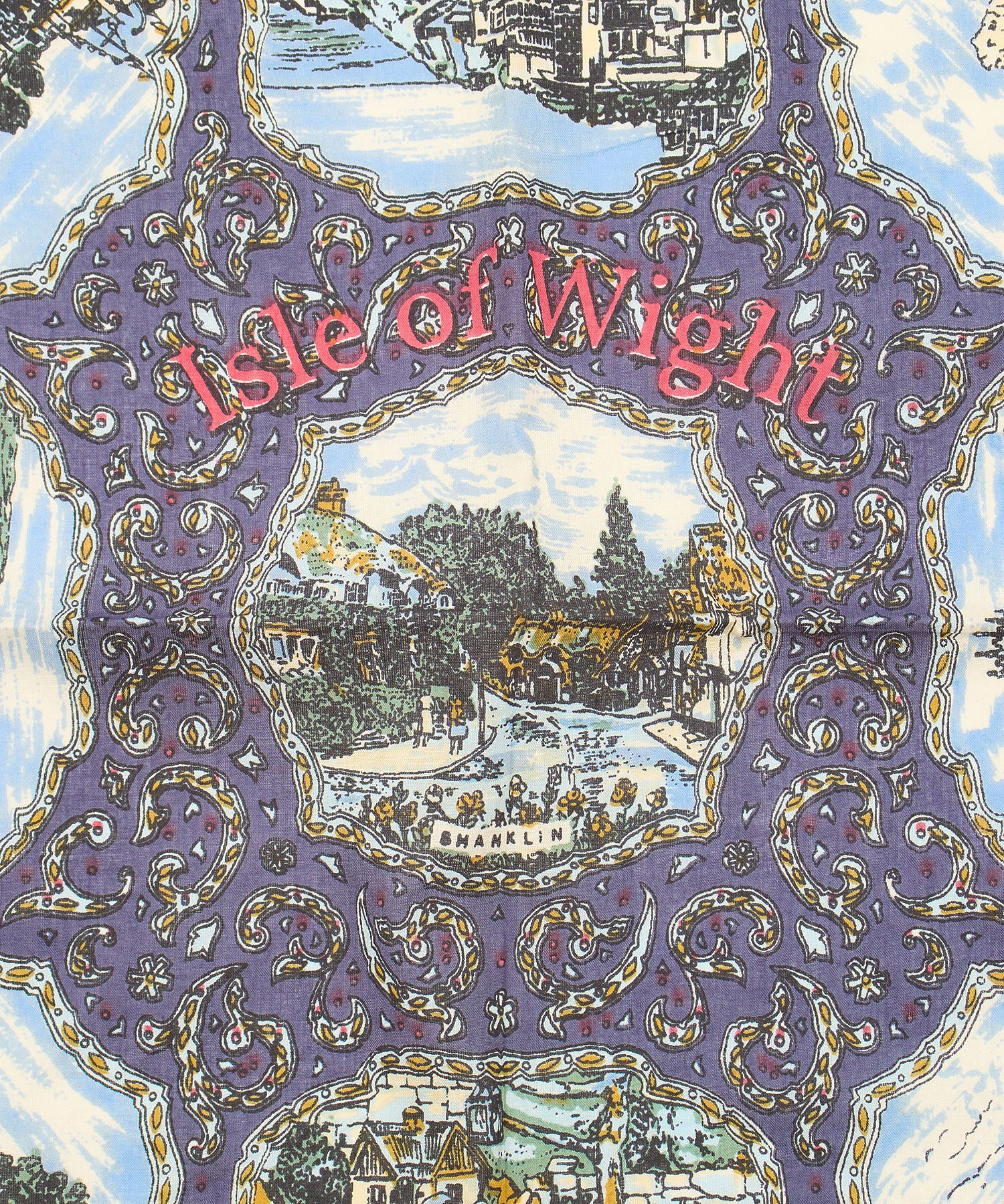 BINDU/Cotton Voile Wight Map Bandana