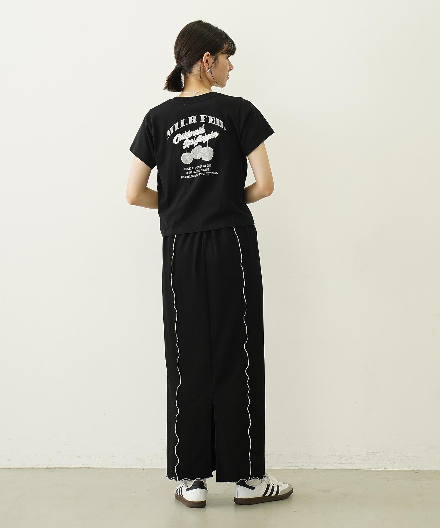 LETTUCE EDGE SWEAT SKIRT