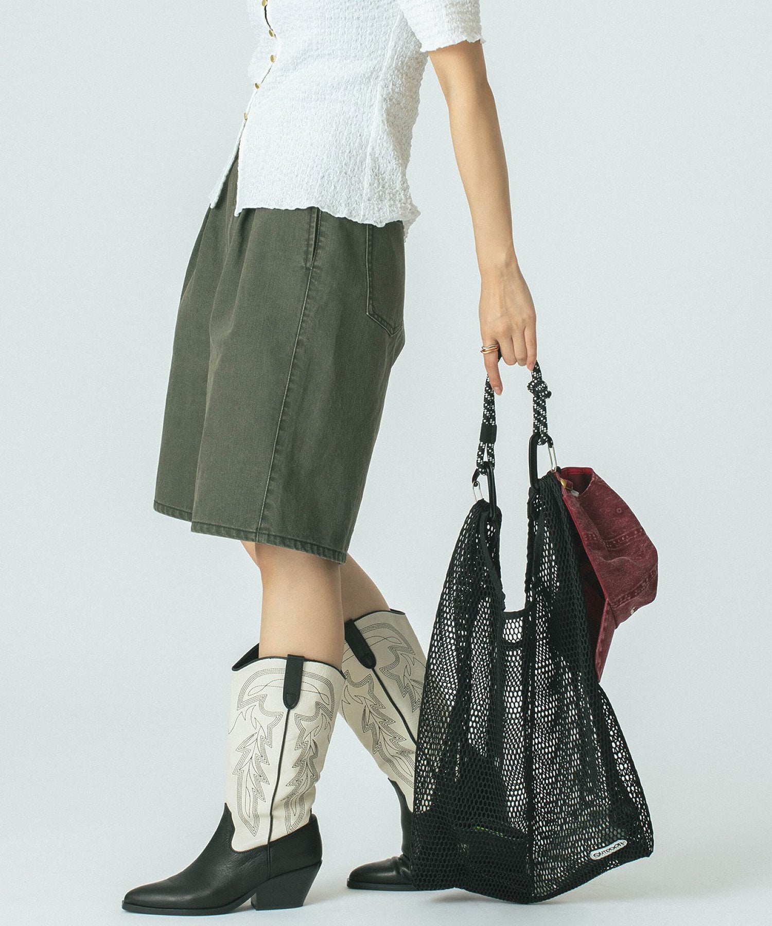【ROSE BUD別注】OUTDOOR PRODUCTS/MESH SHOPPER