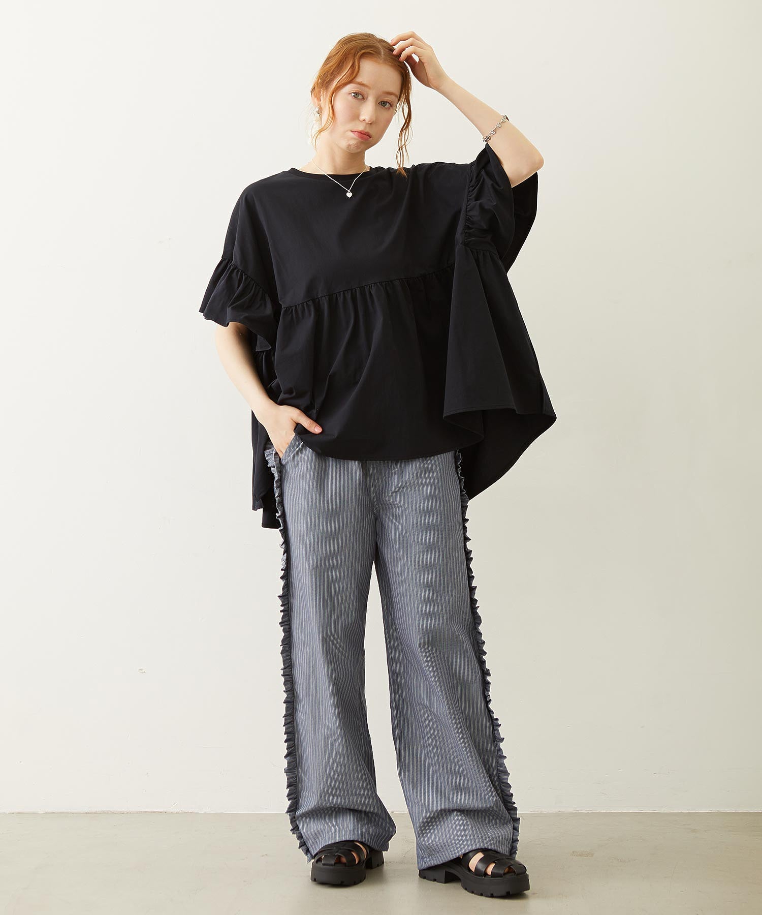 ICING LOGO RUFFLE TUNIC