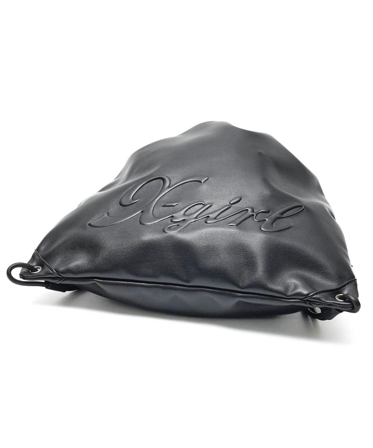 FAUX LEATHER KNAPSACK