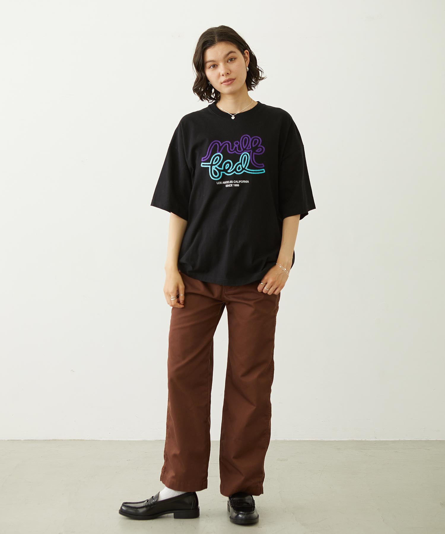 ROPEY LOGO CHAIN STITCH S/S TEE