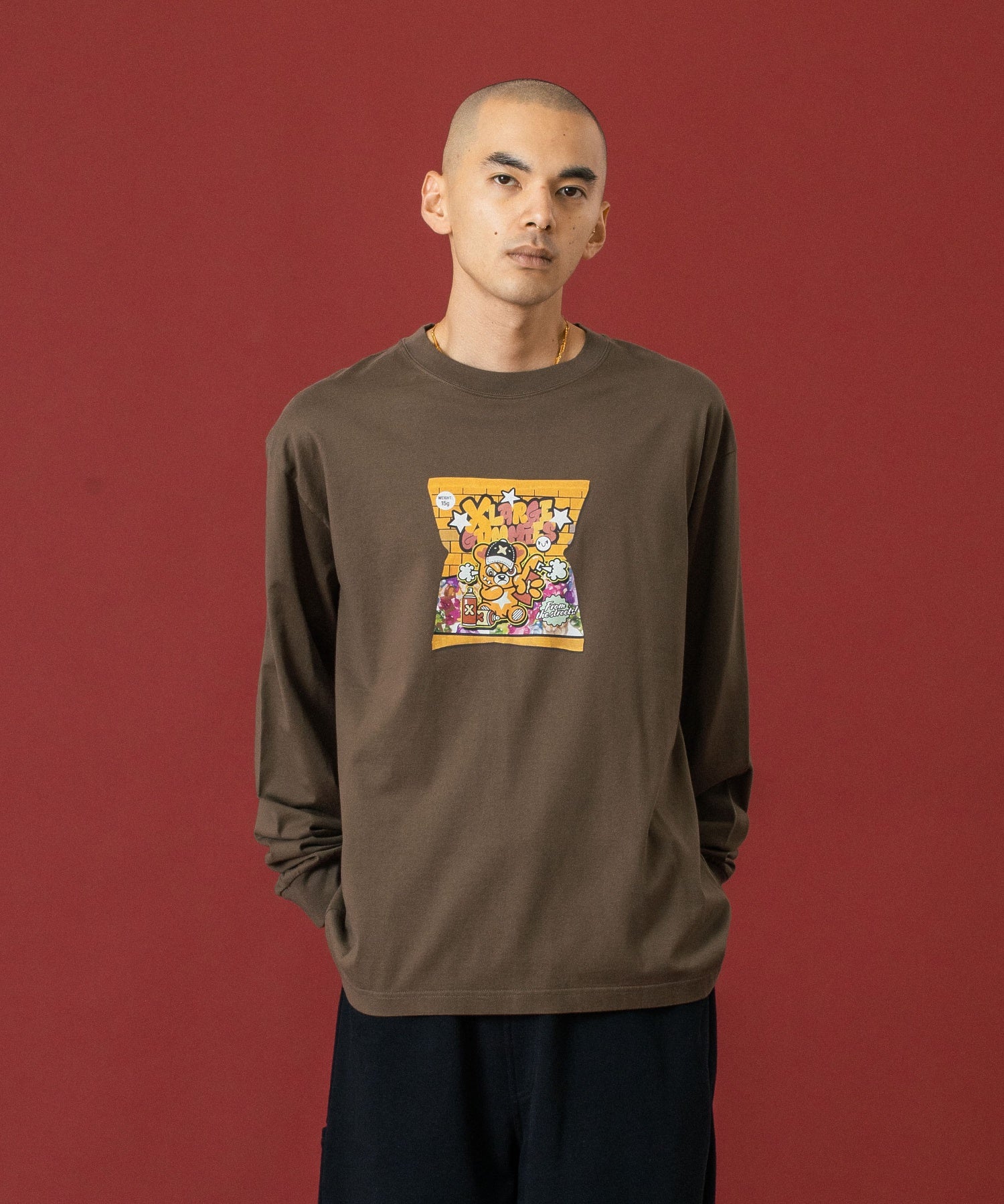 MODEL 身長172cm / 着用サイズ：Lサイズ