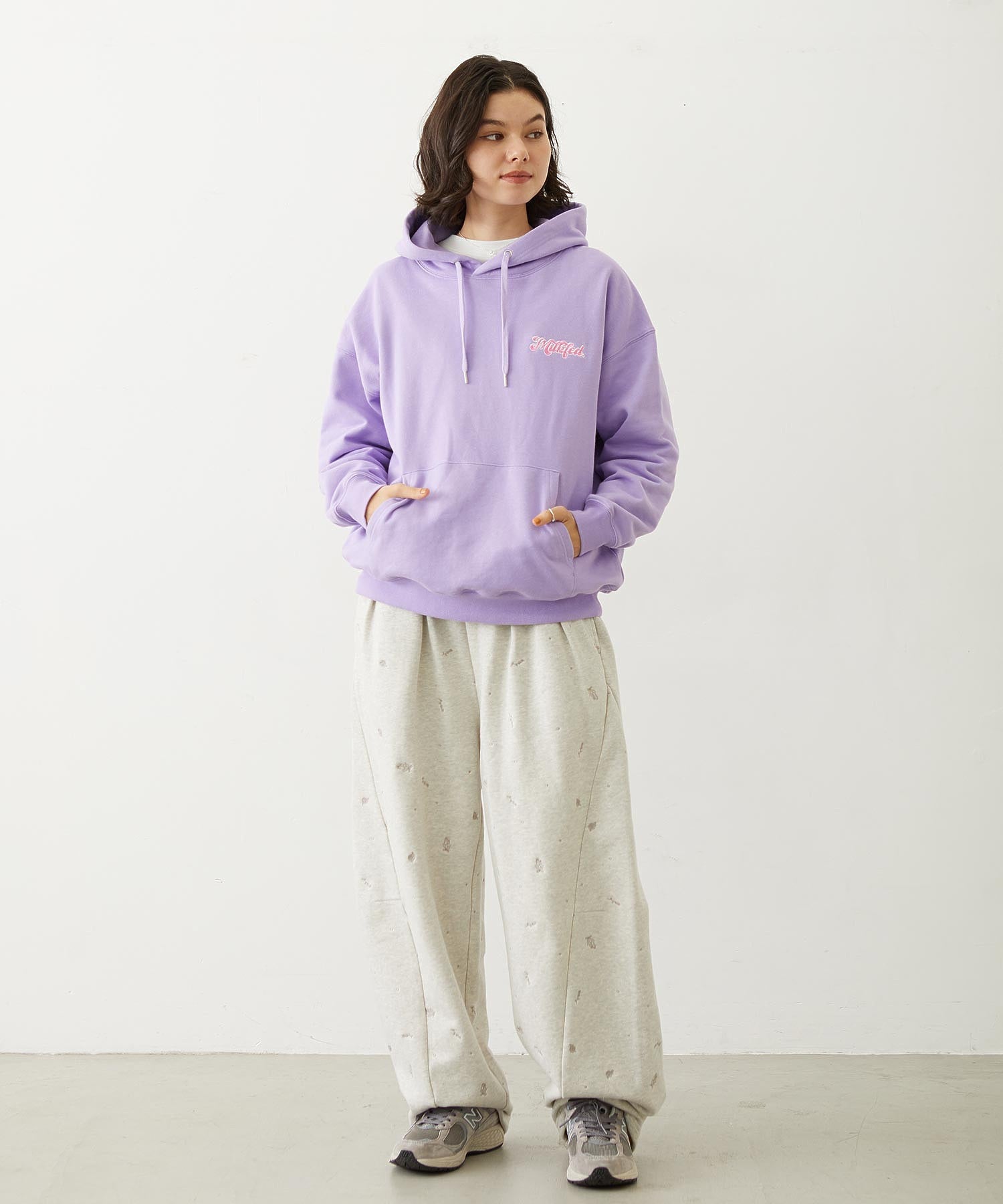 LEOPARD PRINT CHERRY PATCH SWEAT HOODIE