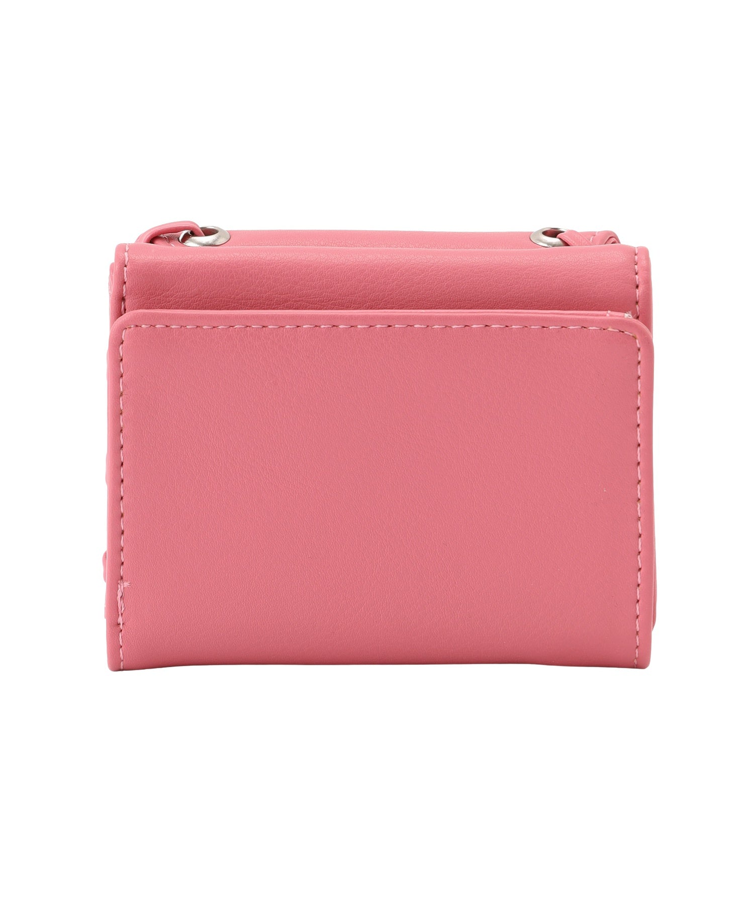 FAUX LEATHER PATCH WALLET