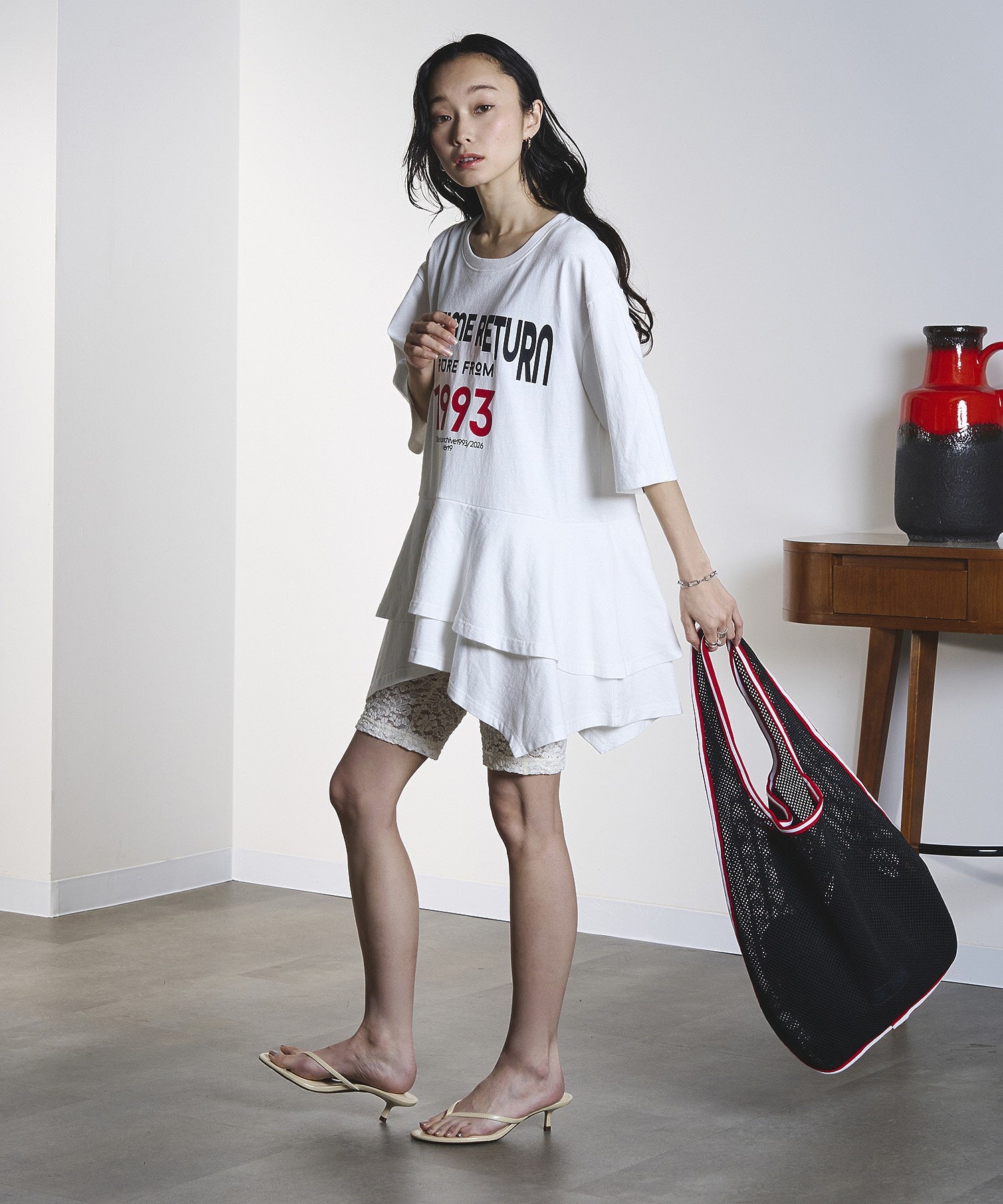 model:161cm 着用サイズ:ONE SIZE