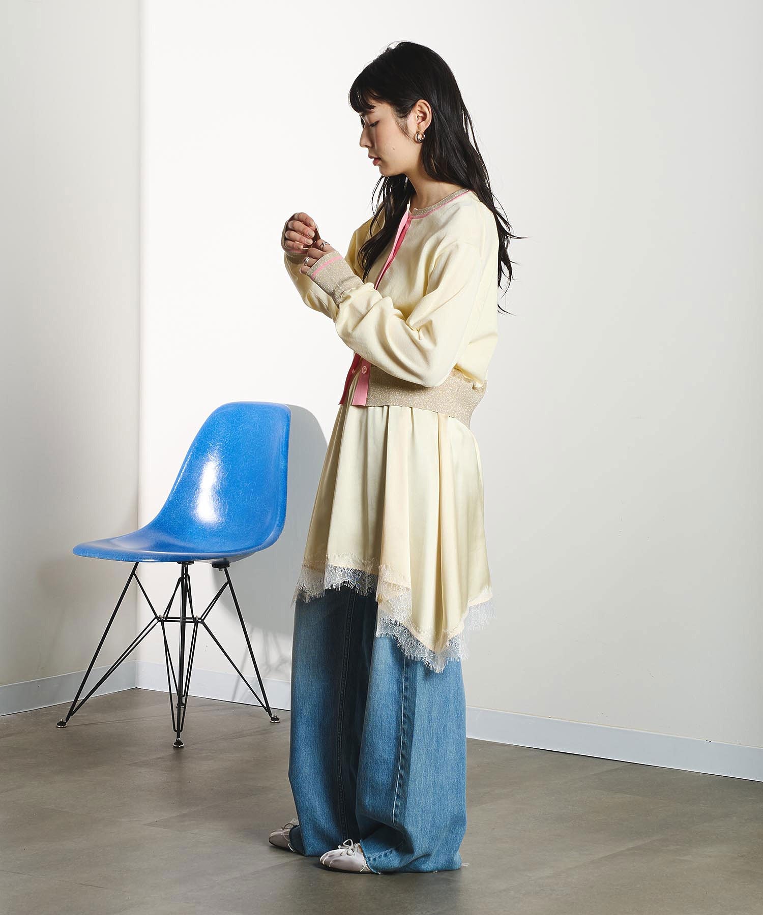 model:163cm 着用サイズ:ONE SIZE