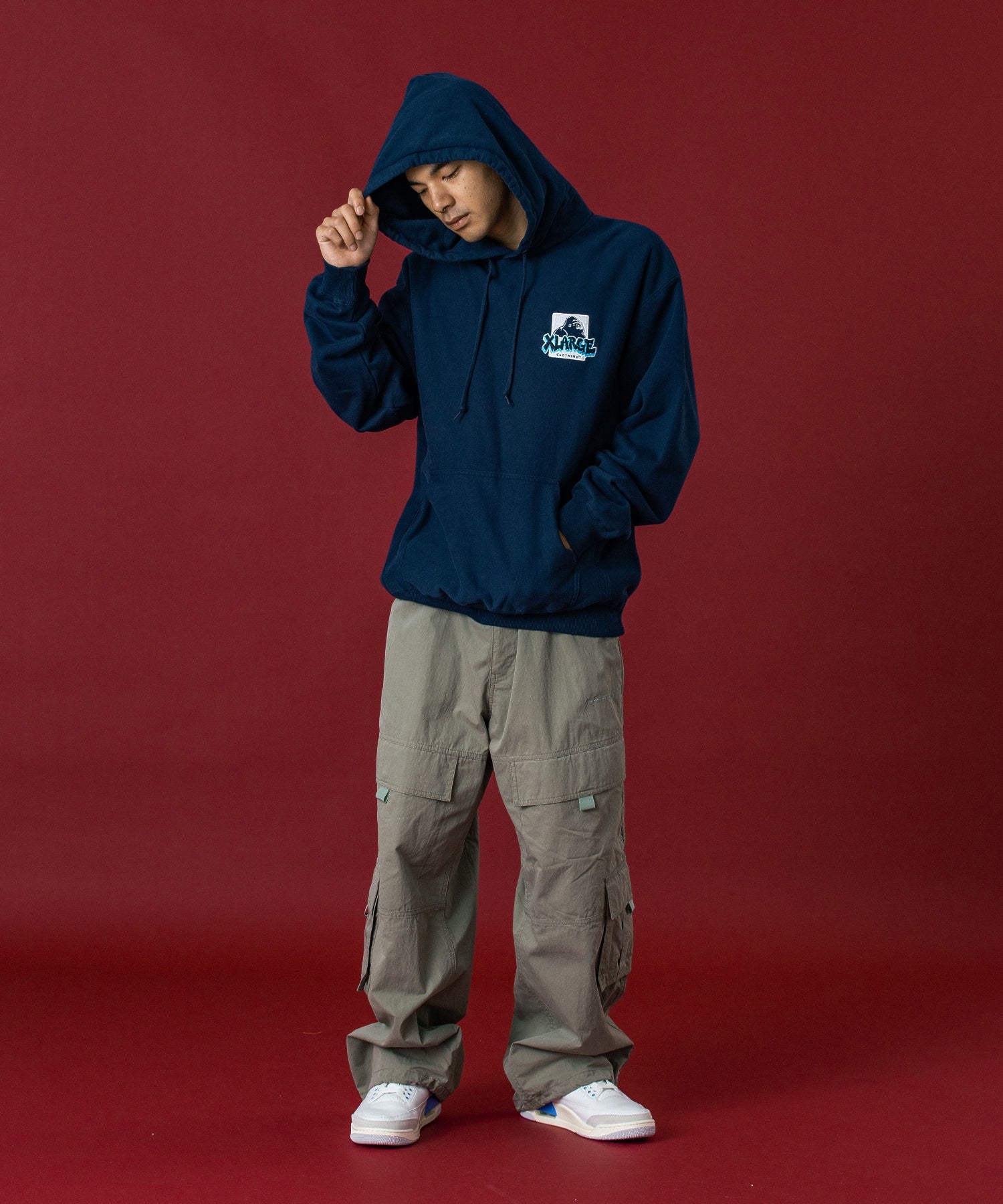 GRAFFITI PULLOVER HOODED SWEATSHIRT