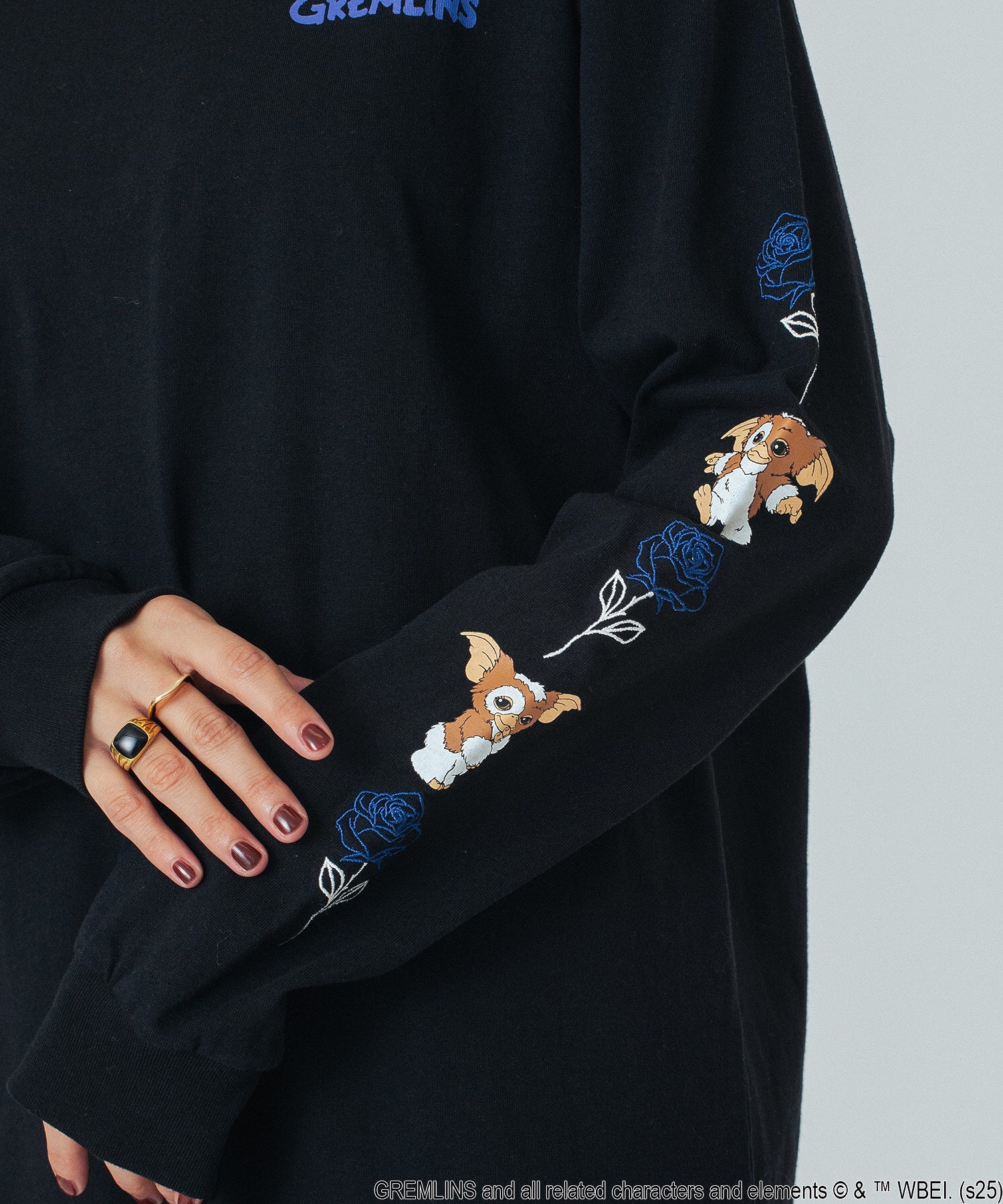 ROSE BUD LIMITED / GREMLINS ROSE L/S TEE
