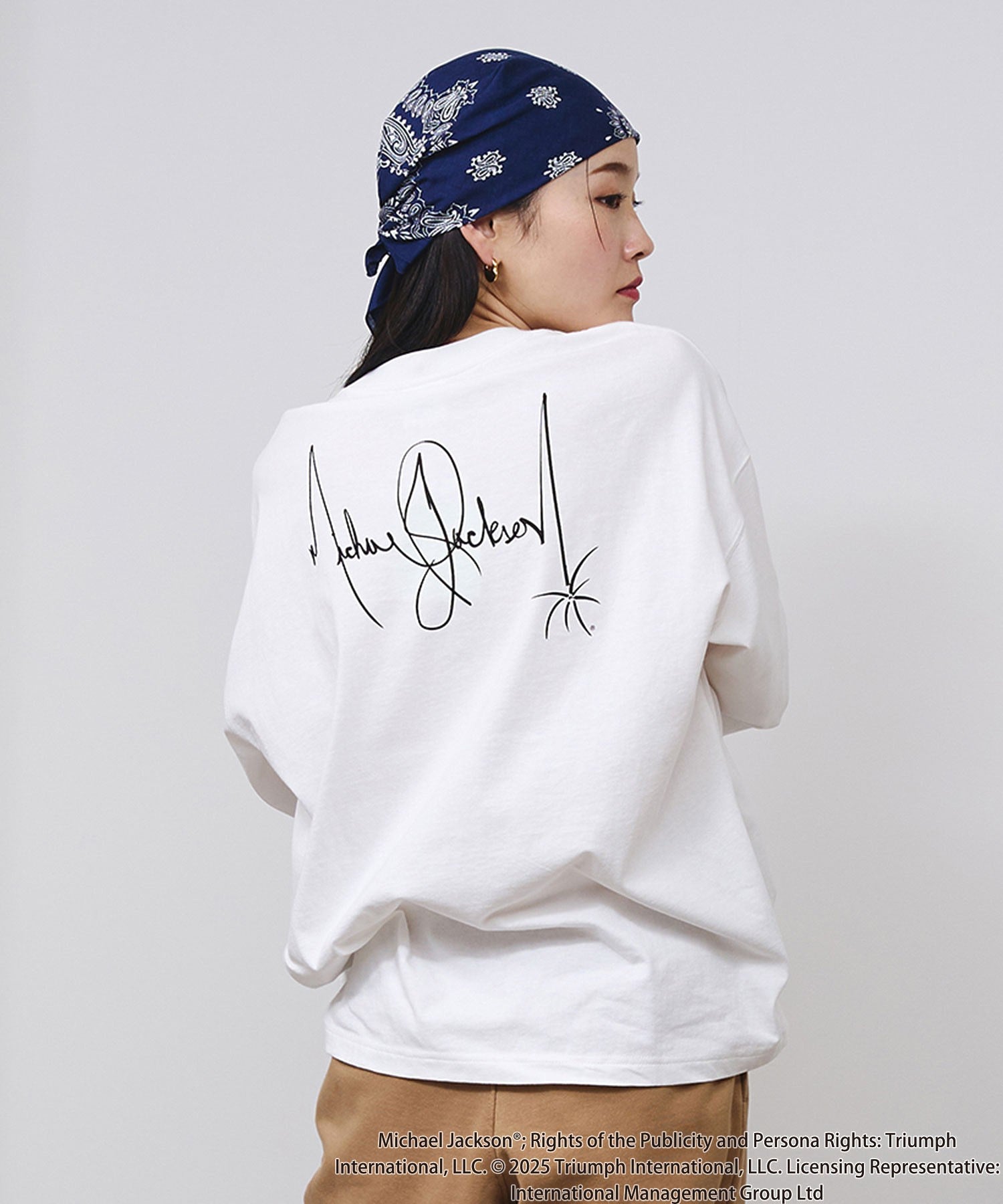 Michael Jackson/COVER ART L/S TEE