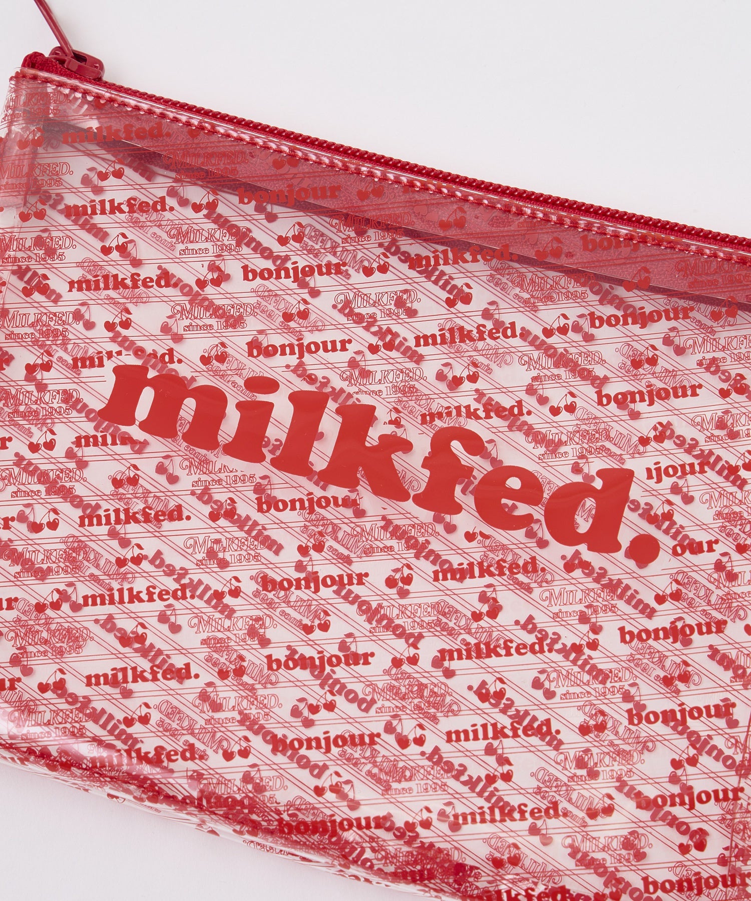 CHERRIES PRINT PVC POUCH