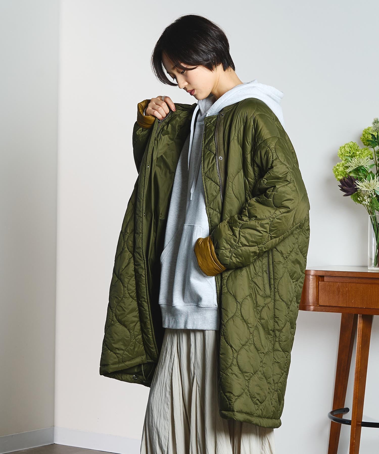 model:166cm 着用サイズ:S