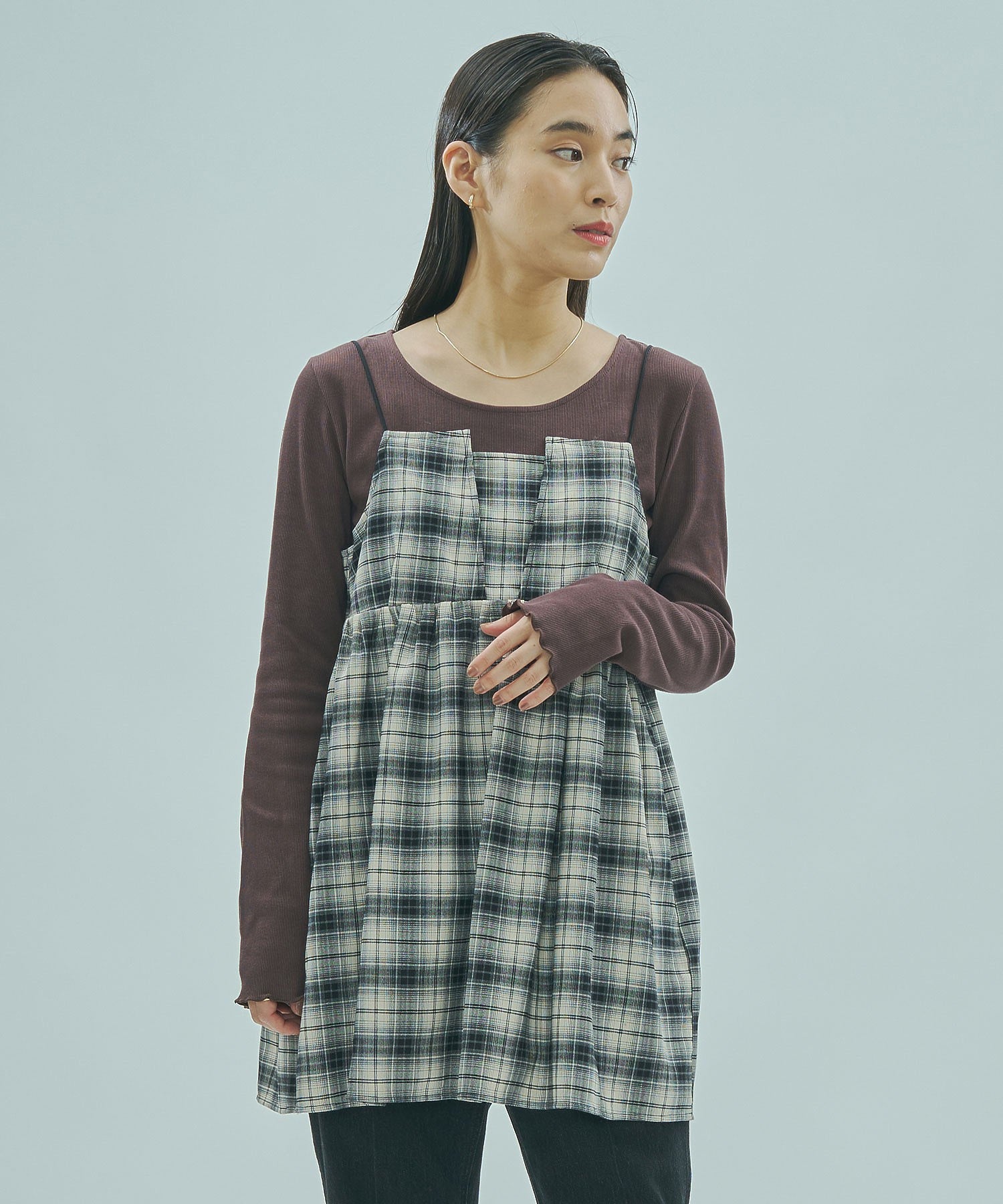 model:164cm 着用サイズ:ONE SIZE