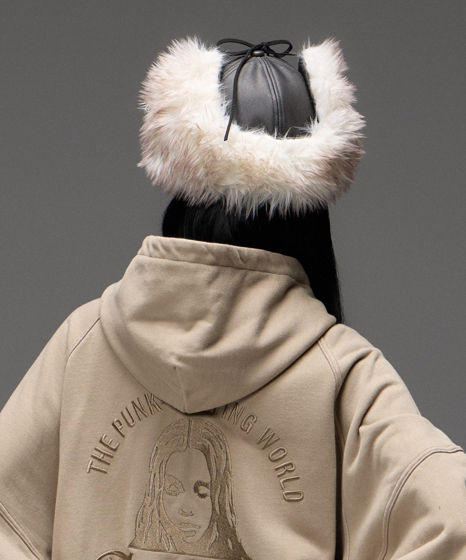FAUX FUR EAR FLAP 5PANEL CAP