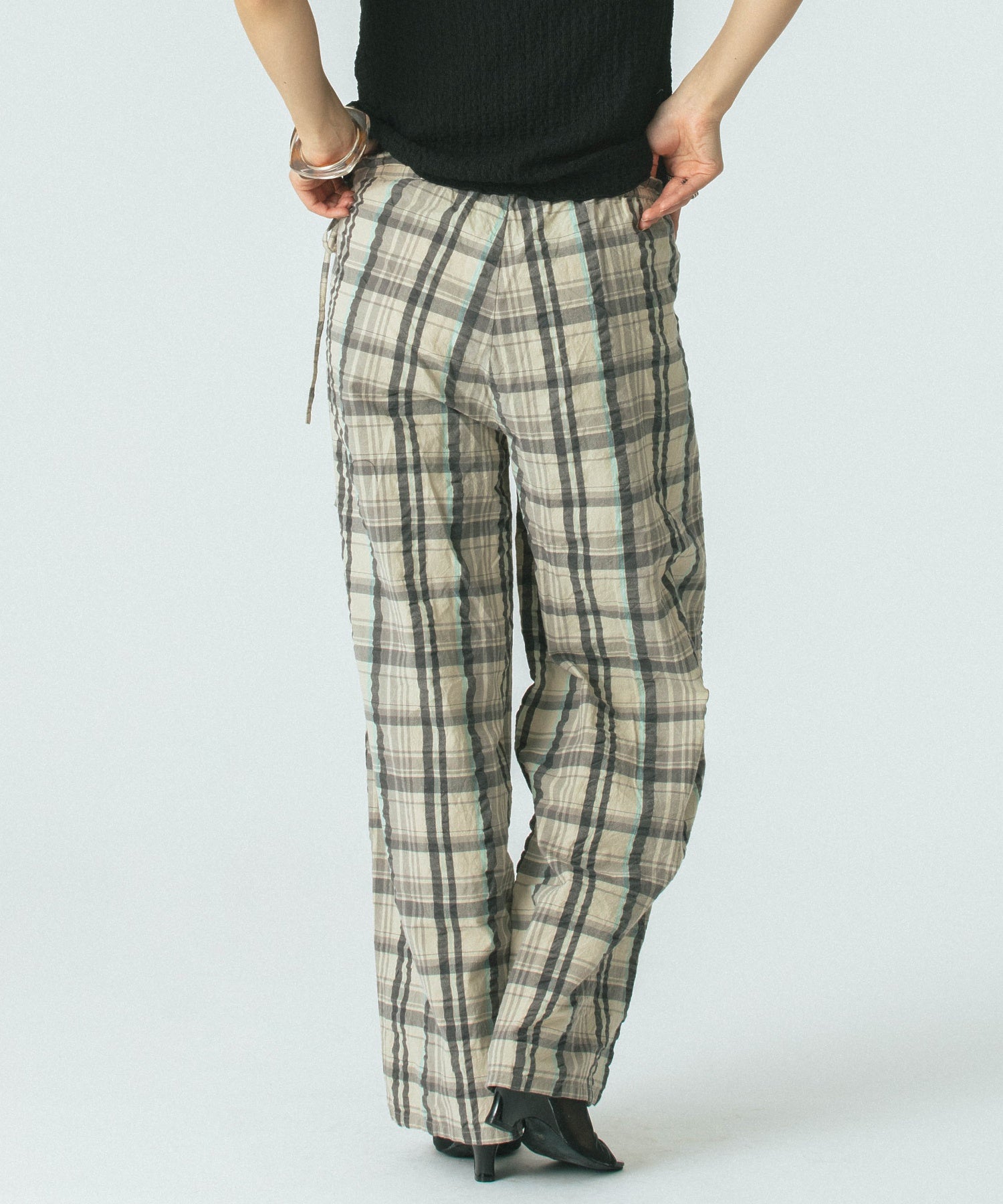 CHECK SUCKER EASY PANTS