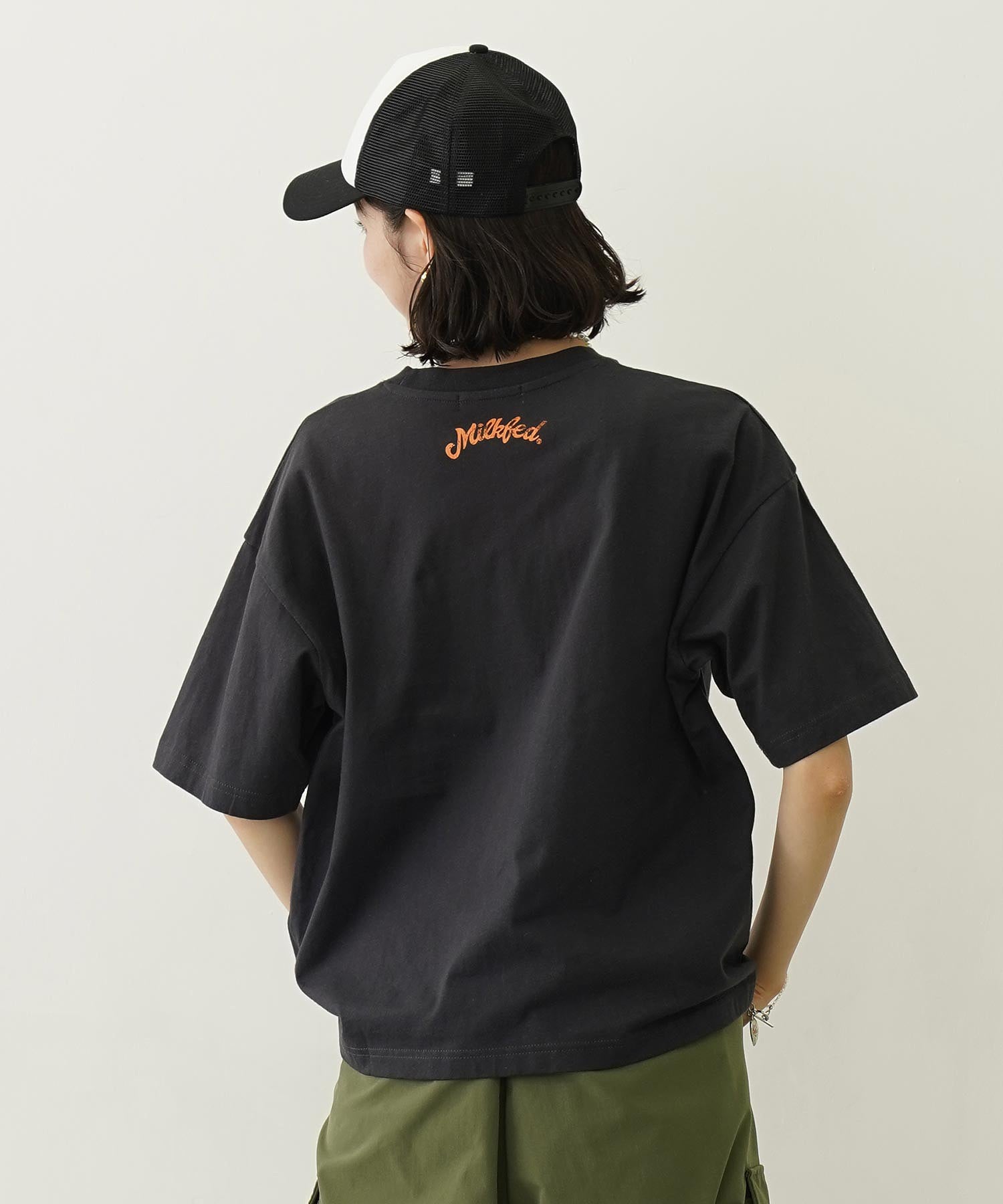 BIKE CRACK PRINT WIDE S/S TEE