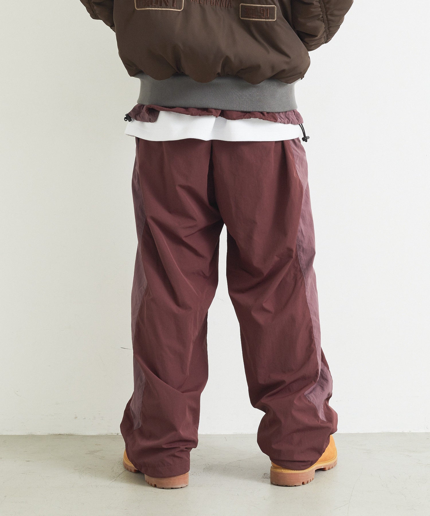 NYLON PANELED PANTS