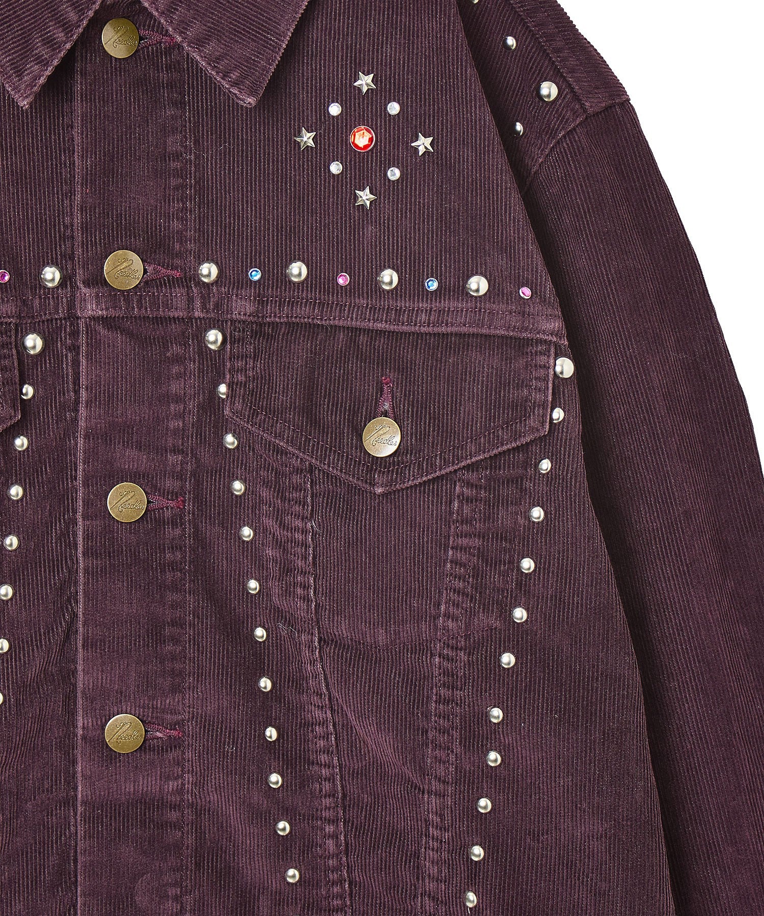 NEEDLES/STUDDED JEAN JACKET