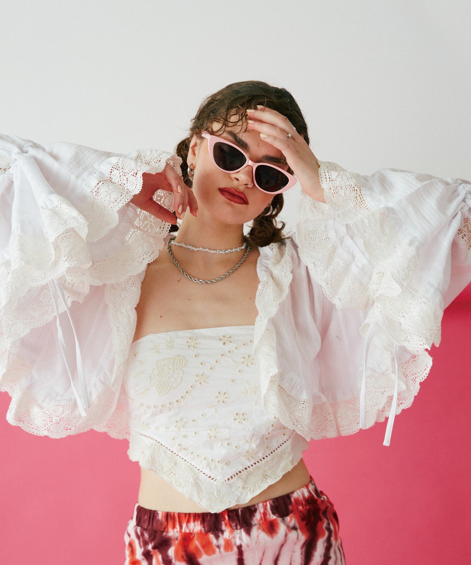 mag.by c/COTTON FRILL BOLERO