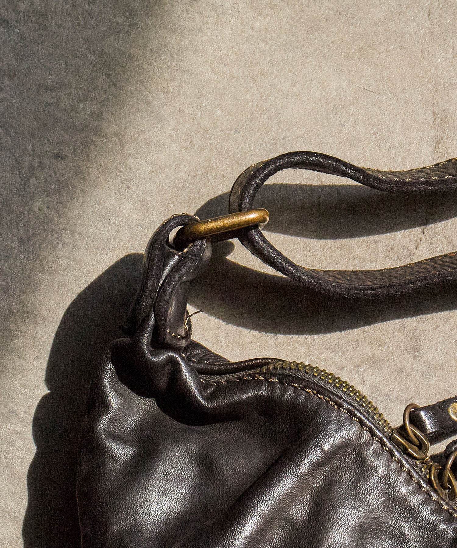 MILLELA FIRENZE/GARMENT DYED SHOULDER BAG