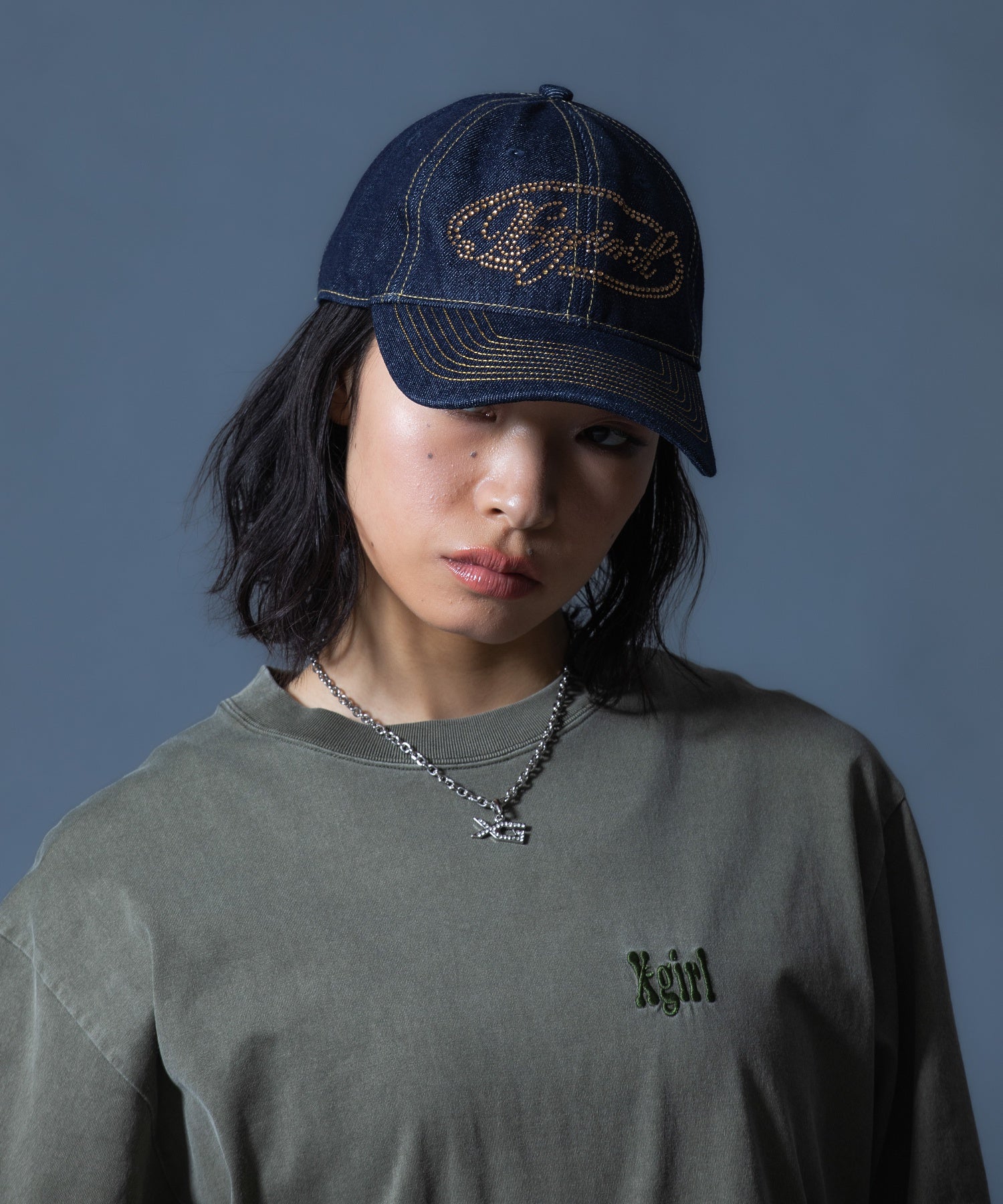 PIGMENT DYED HEART AND LOGO S/S TEE