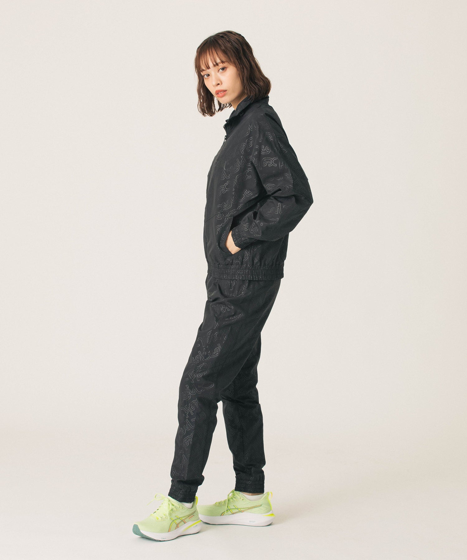 LOGO WIND UP PANTS