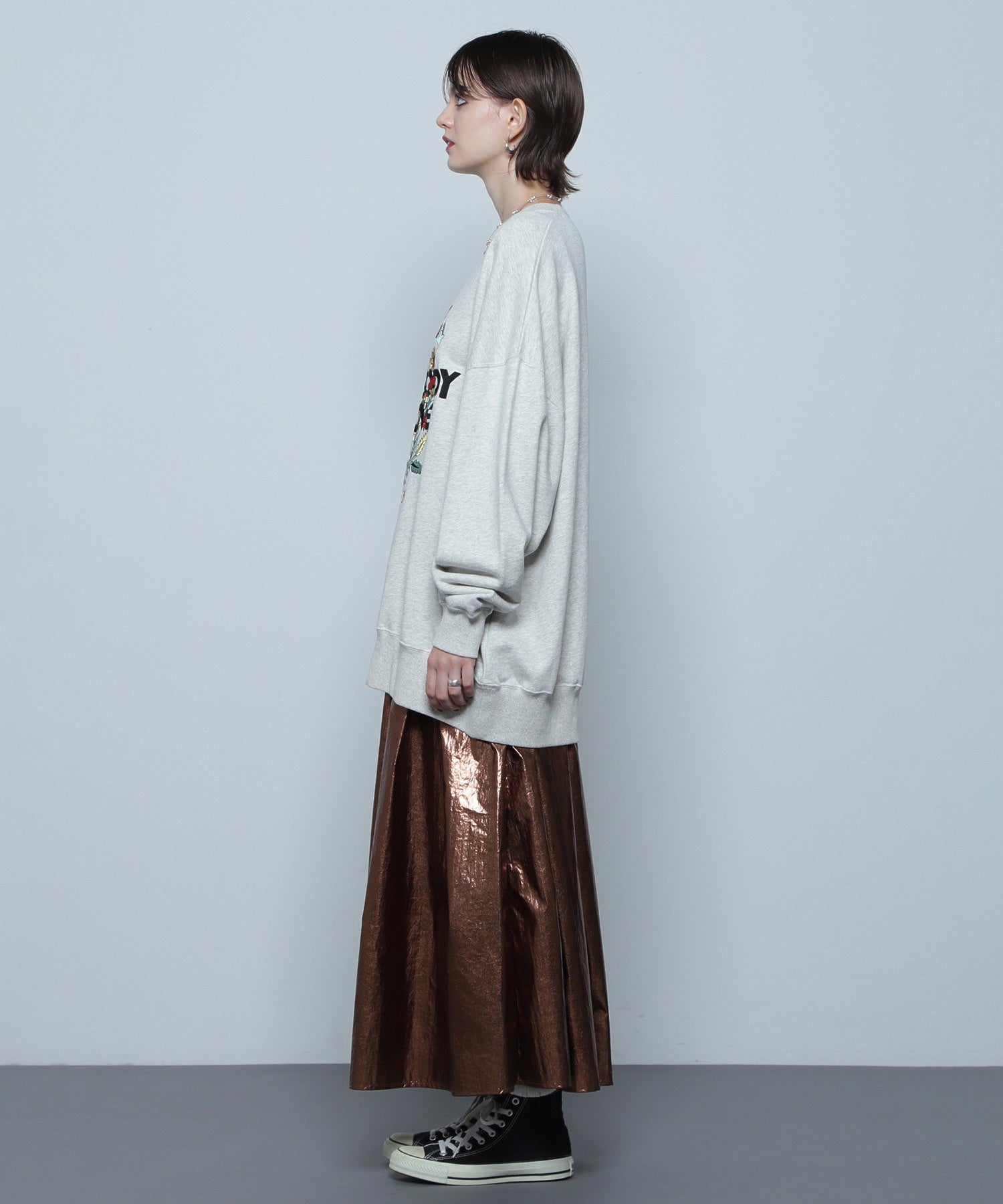 QUEEN エンブロイダリービッグスウェット