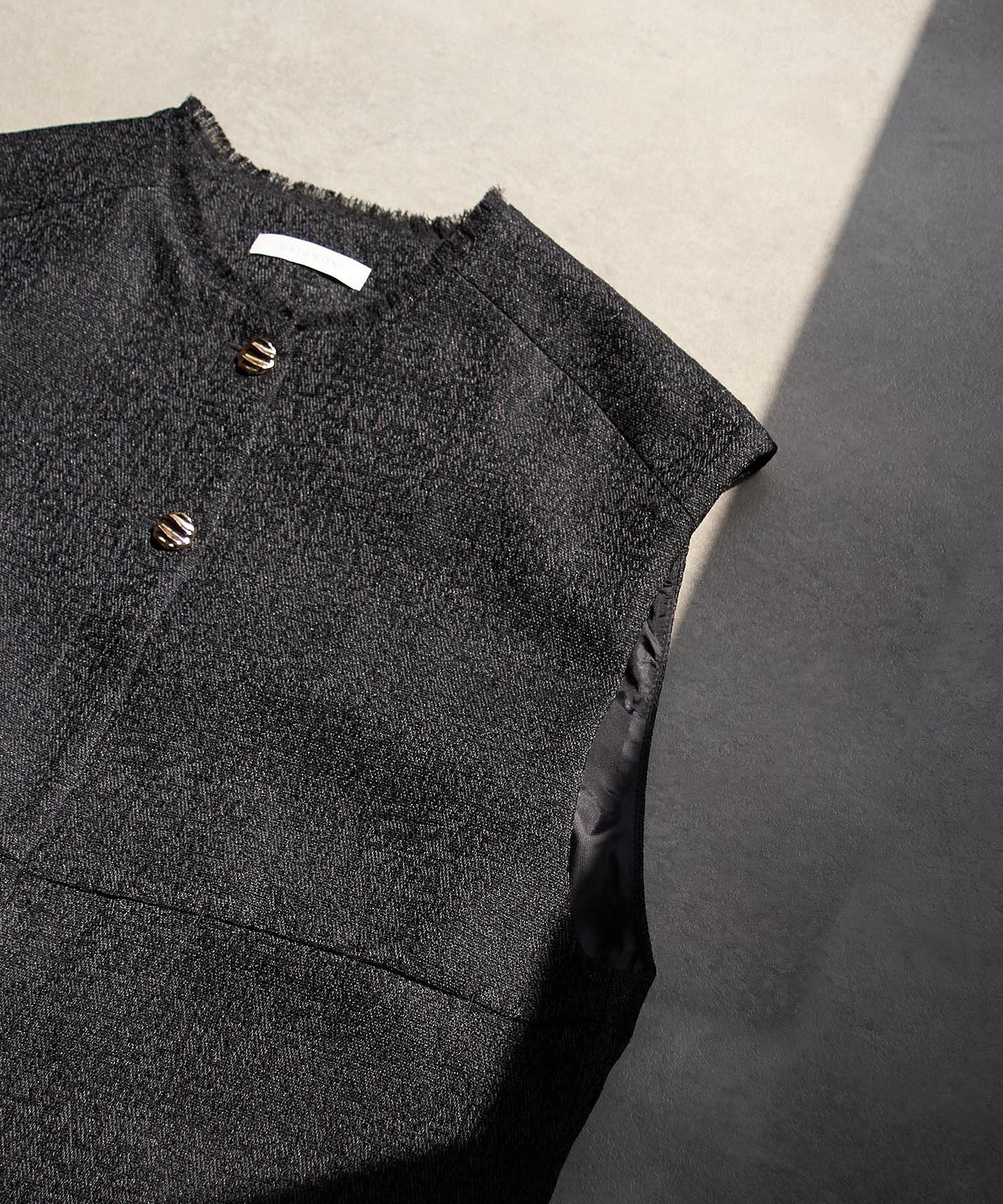 CHIGNON/TWEED SHORT VEST