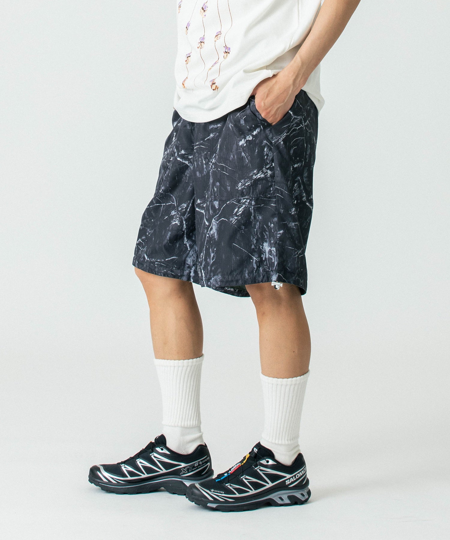 TAION/タイオン/NON DOWN MILITARY RVS WIDE SHORTS/R039NDML-1