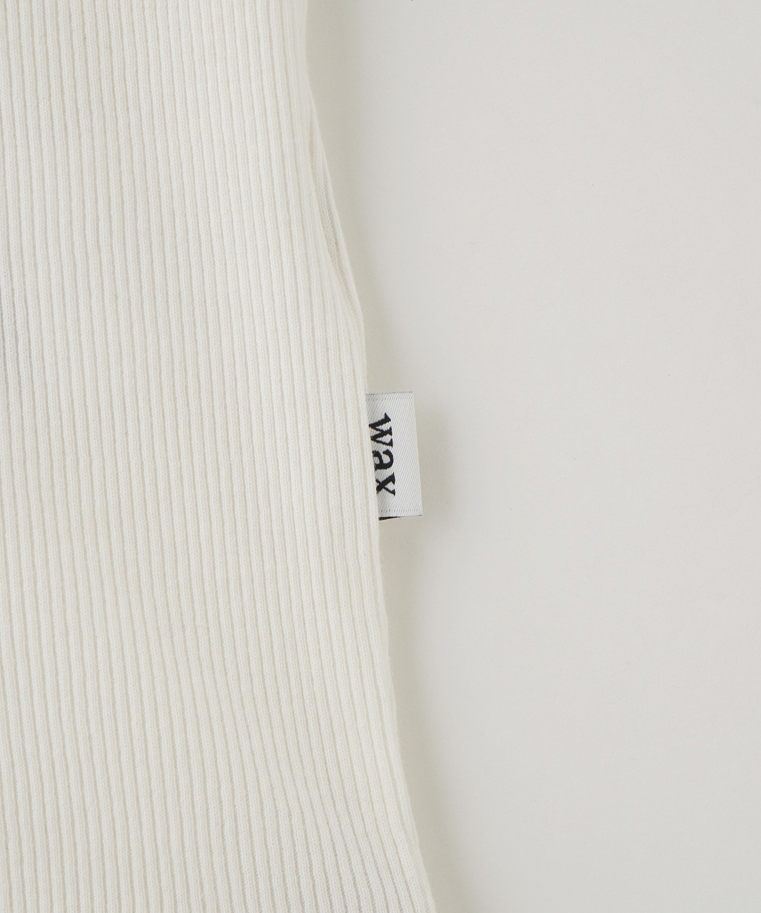 WAX LONDON/ワックスロンドン/MONTAGUE VEST RIB SS25-TEE-MON-AXH-ECR