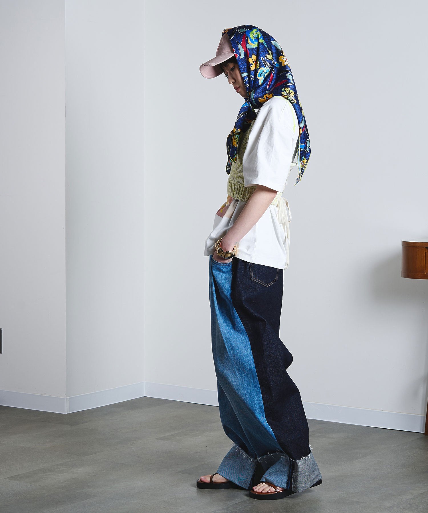 mici/PRINT SCARF
