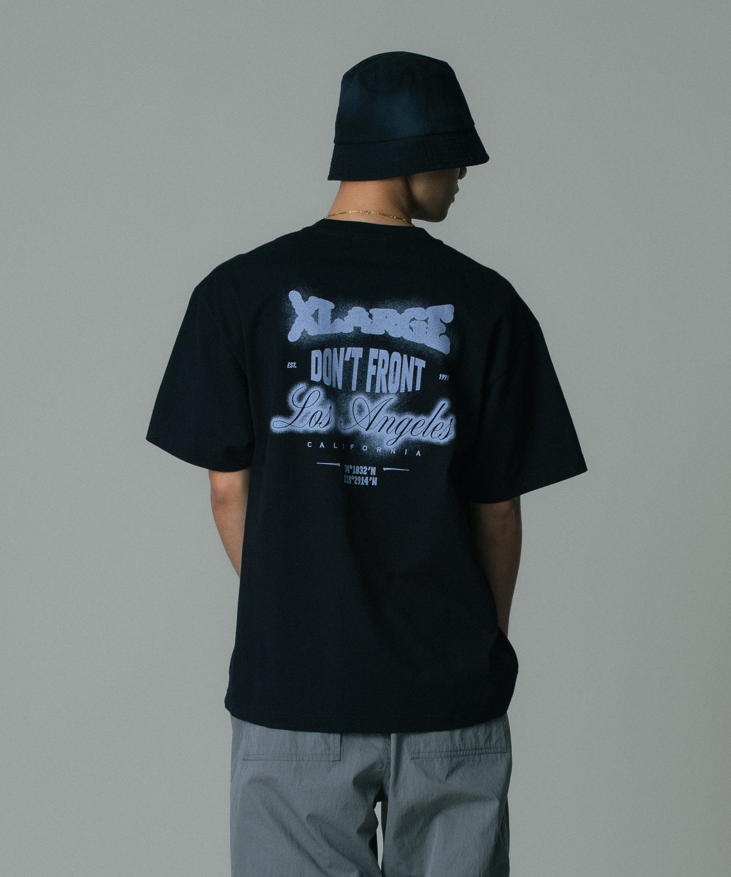 SPRAY PRINTED S/S TEE
