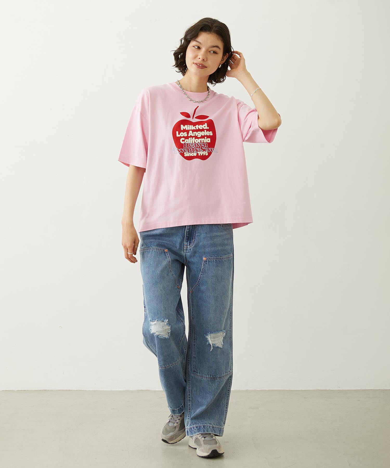 APPLE EMBROIDERY S/S TEE